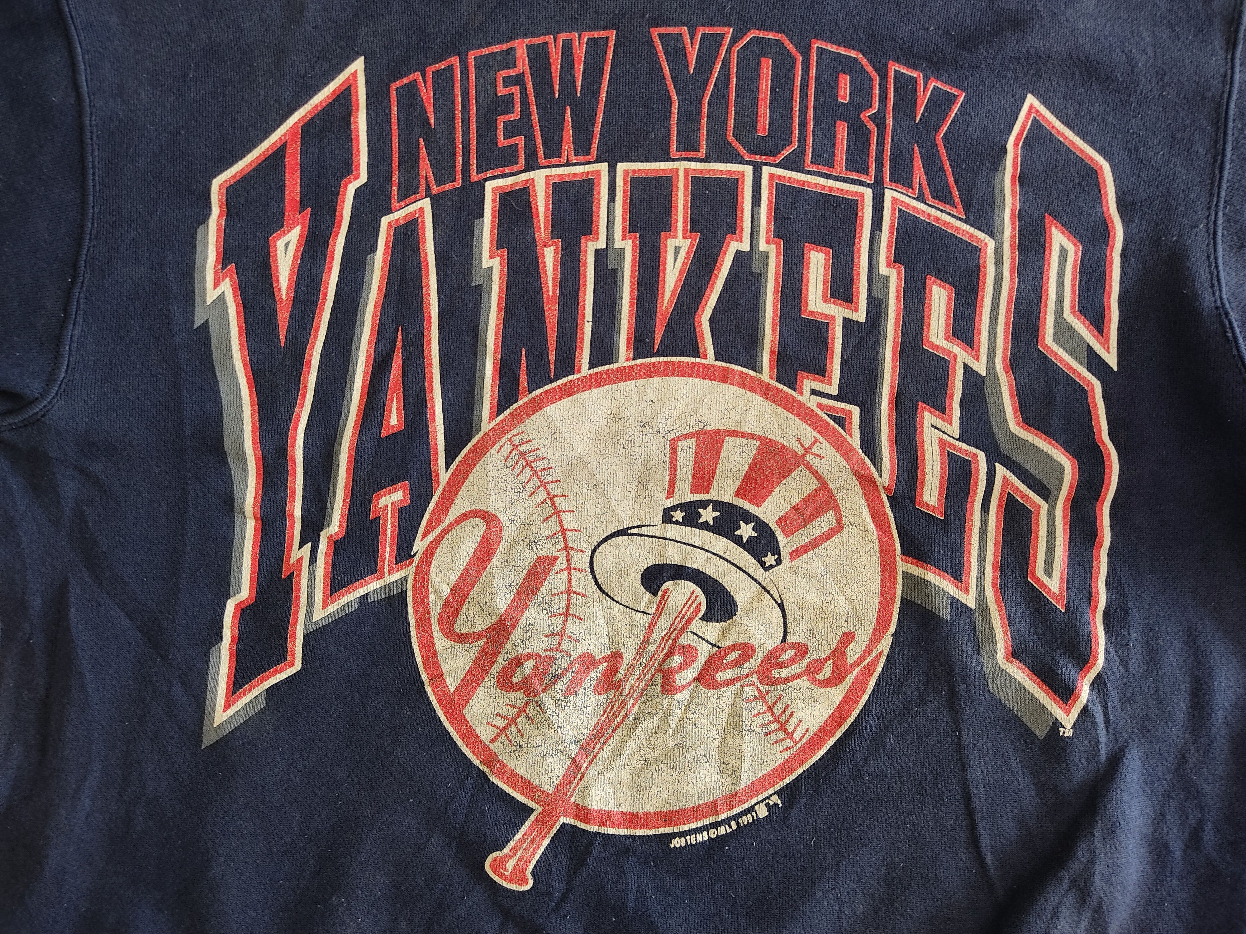 MLB RARE !! Vintage 1991 Newyork Yankees MLB Jostens Sweatshirt Size US L / EU 52-54 / 3 - 8 Thumbnail