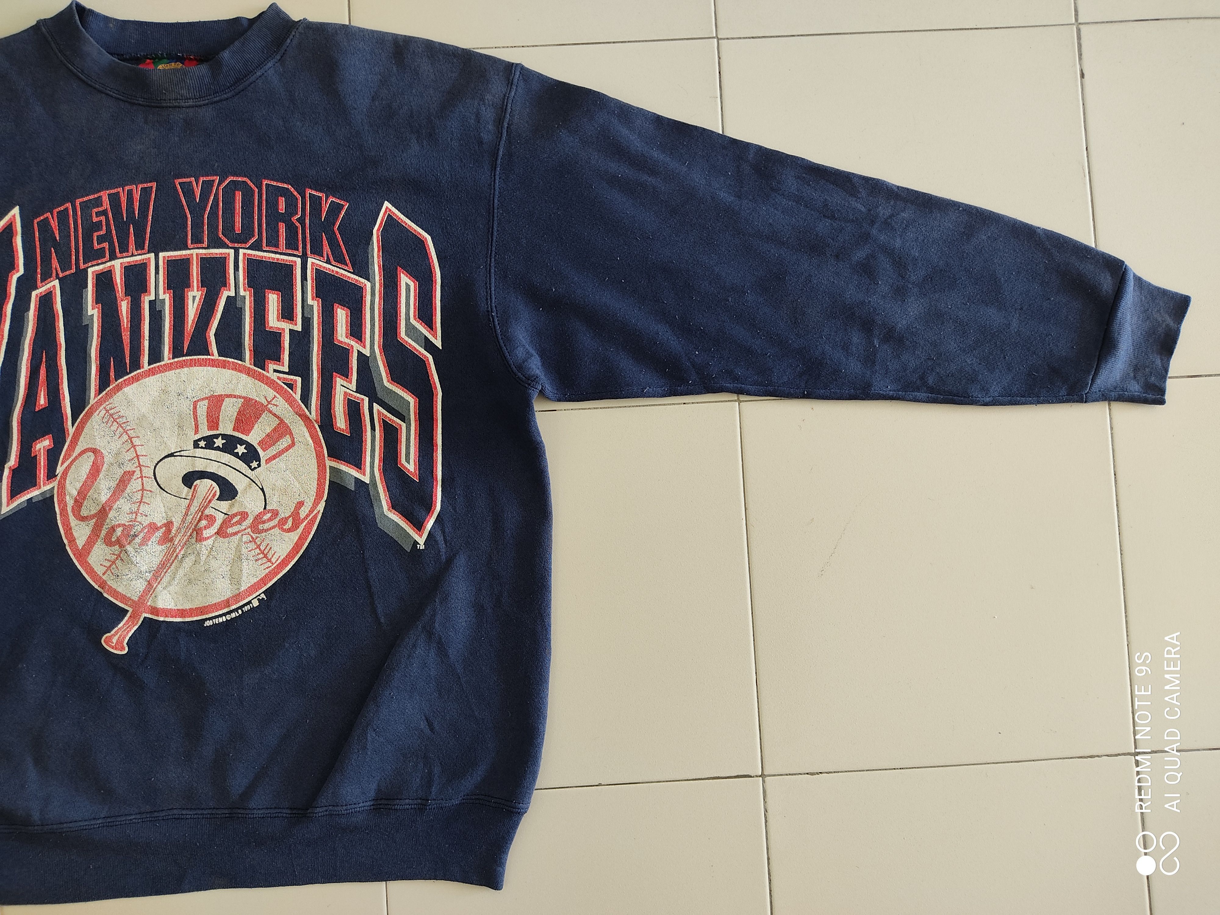 MLB RARE !! Vintage 1991 Newyork Yankees MLB Jostens Sweatshirt Size US L / EU 52-54 / 3 - 10 Thumbnail