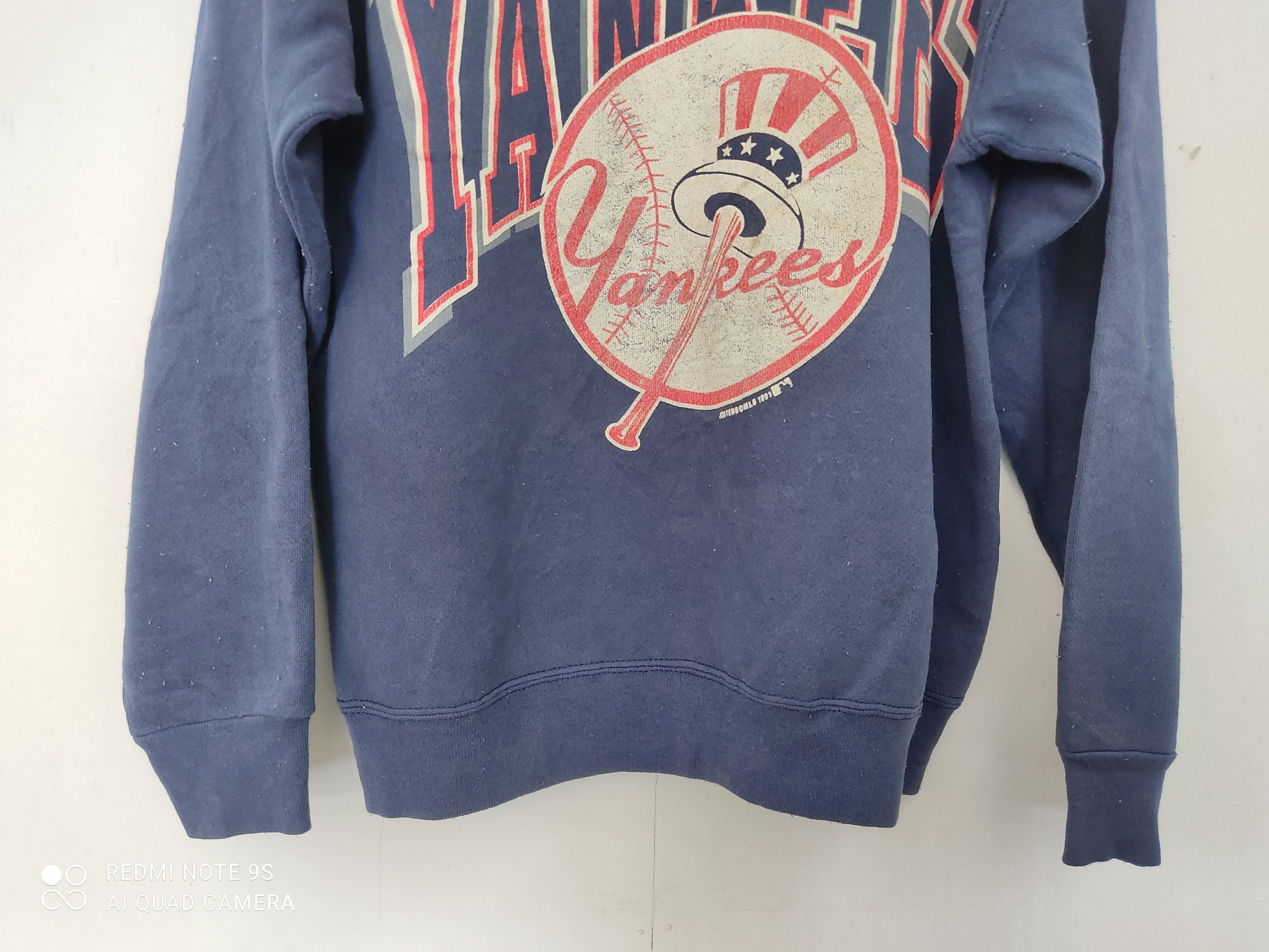 MLB RARE !! Vintage 1991 Newyork Yankees MLB Jostens Sweatshirt Size US L / EU 52-54 / 3 - 3 Thumbnail