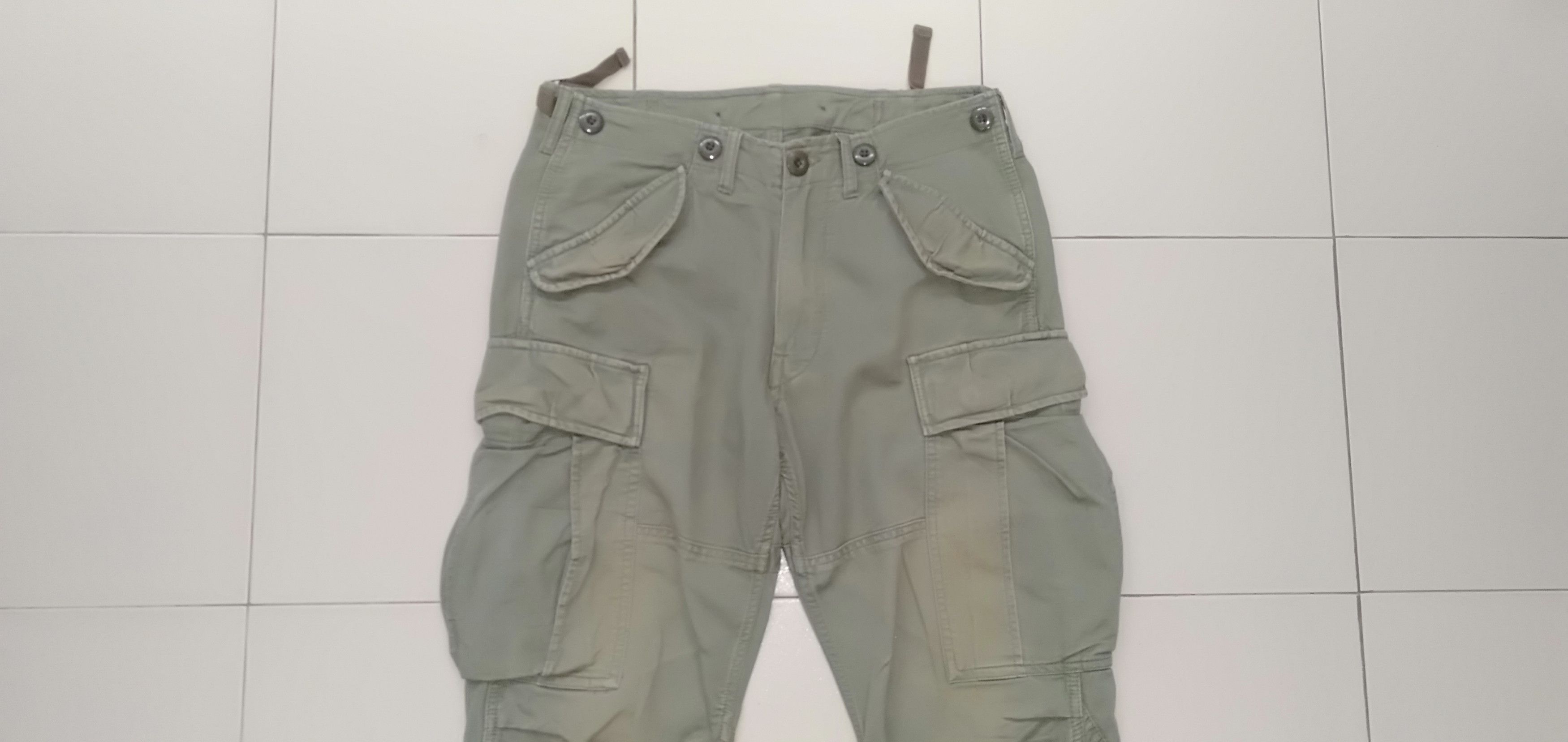 Avirex Green Faded Avirex Multipocket Cargo Military Pants Size US 32 / EU 48 - 3 Thumbnail
