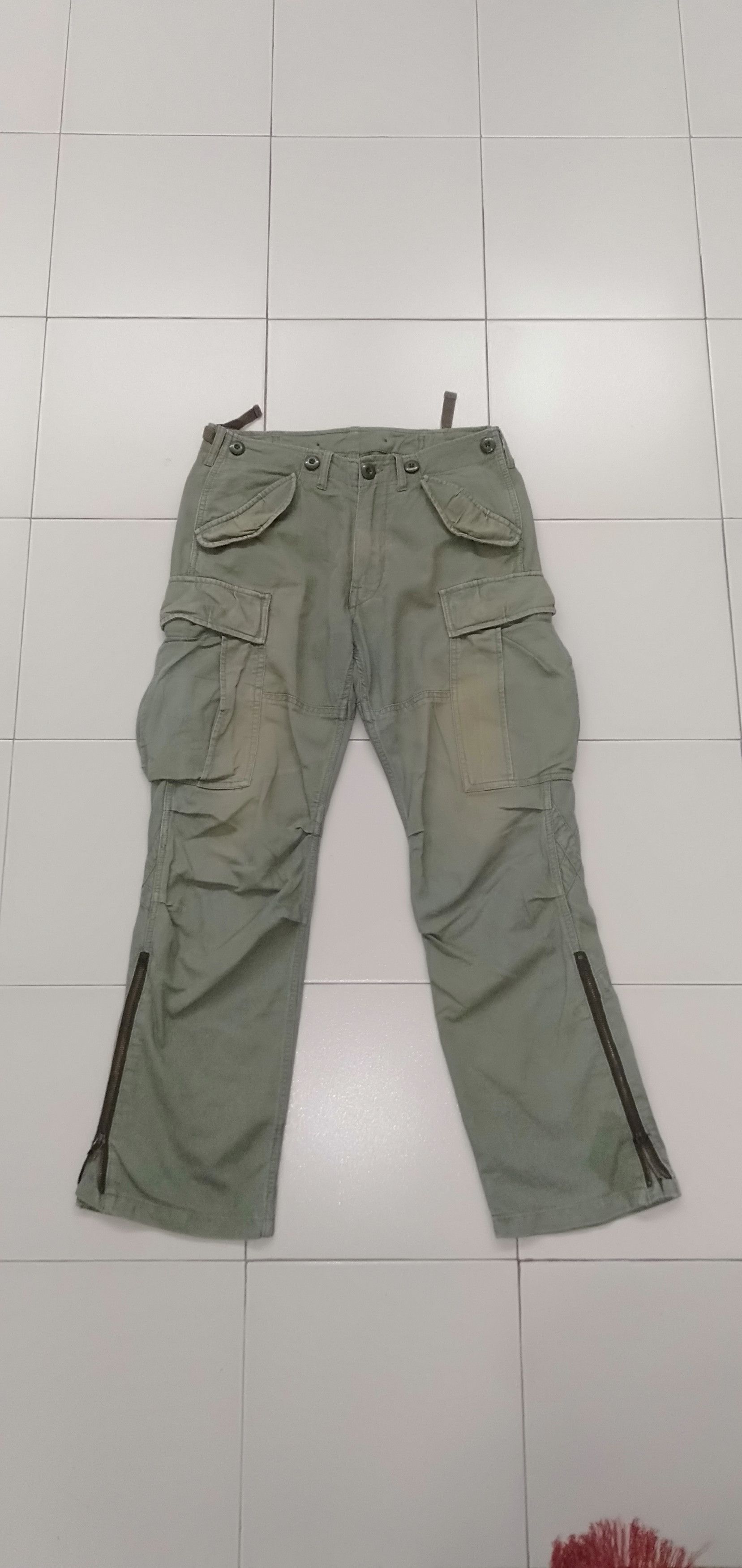 Avirex Green Faded Avirex Multipocket Cargo Military Pants Size US 32 / EU 48 - 1 Thumbnail