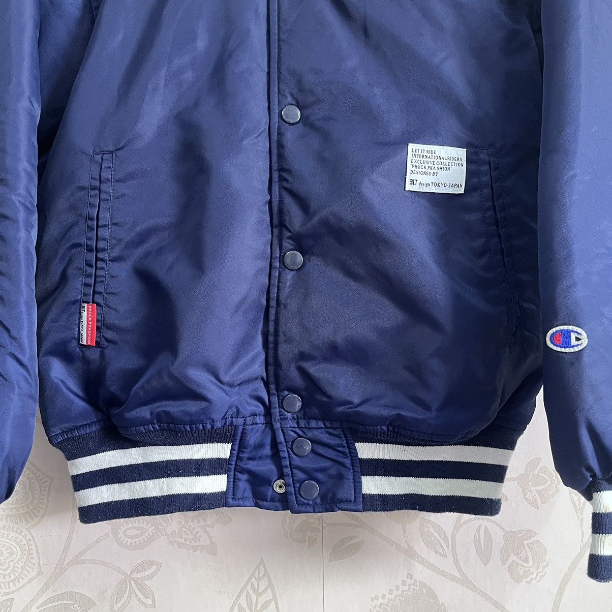 Champion Champion Varsity Jacket Exclusive Made Phuck Phasion Japan Size US M / EU 48-50 / 2 - 4 Thumbnail