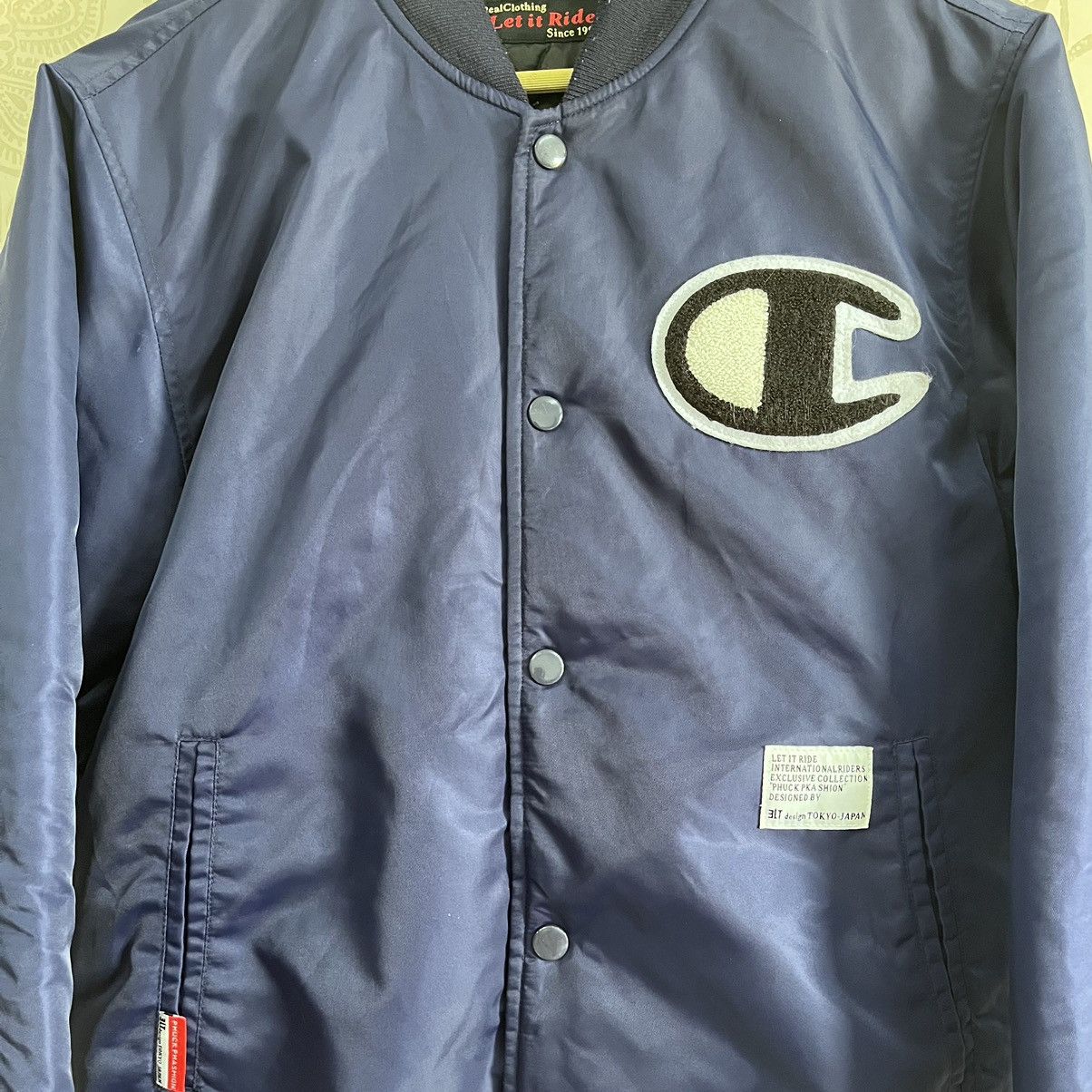 Champion Champion Varsity Jacket Exclusive Made Phuck Phasion Japan Size US M / EU 48-50 / 2 - 9 Thumbnail