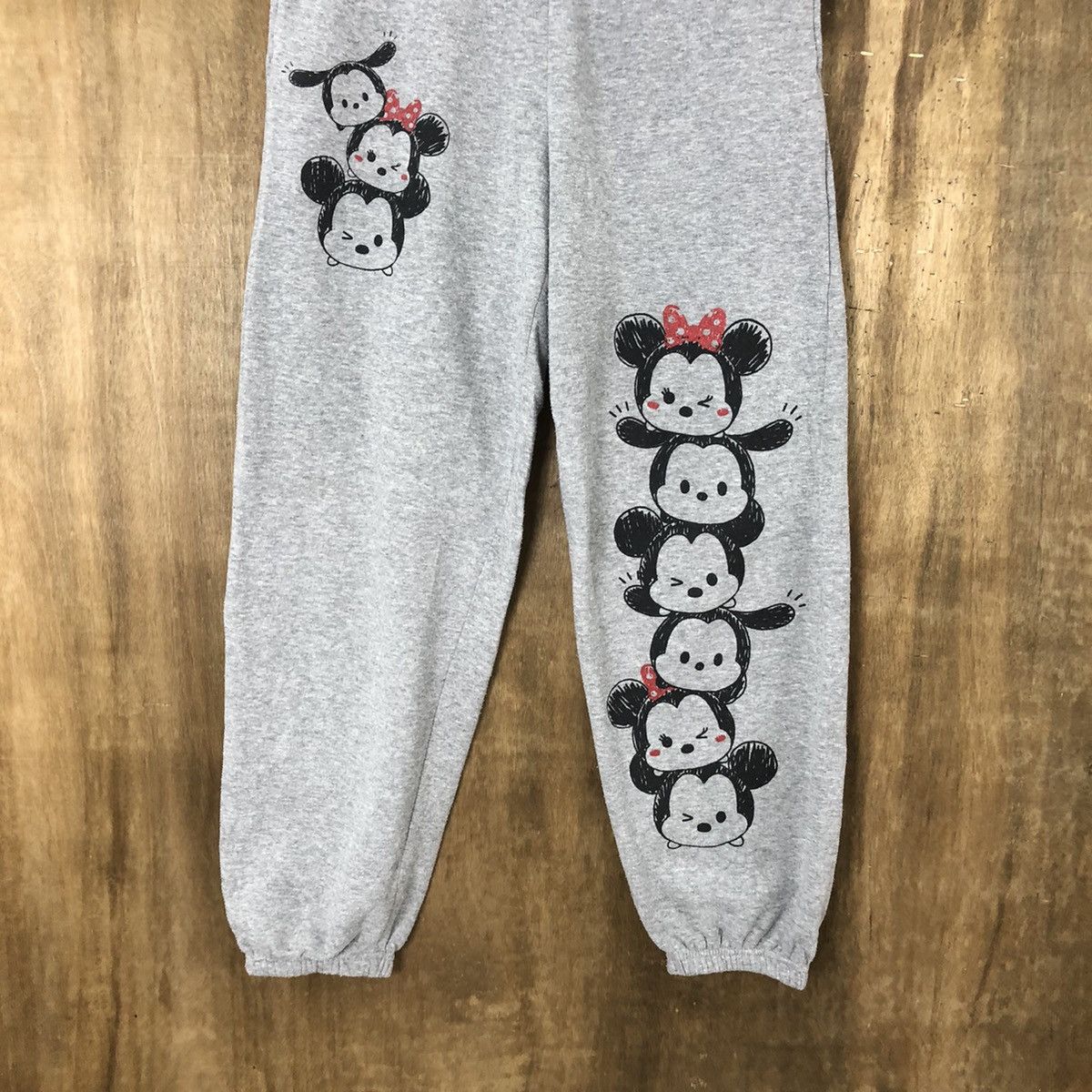 Disney Disney Tsum Tsum movie Grey Joggers pants #6179 Size US 28 / EU 44 - 3 Thumbnail