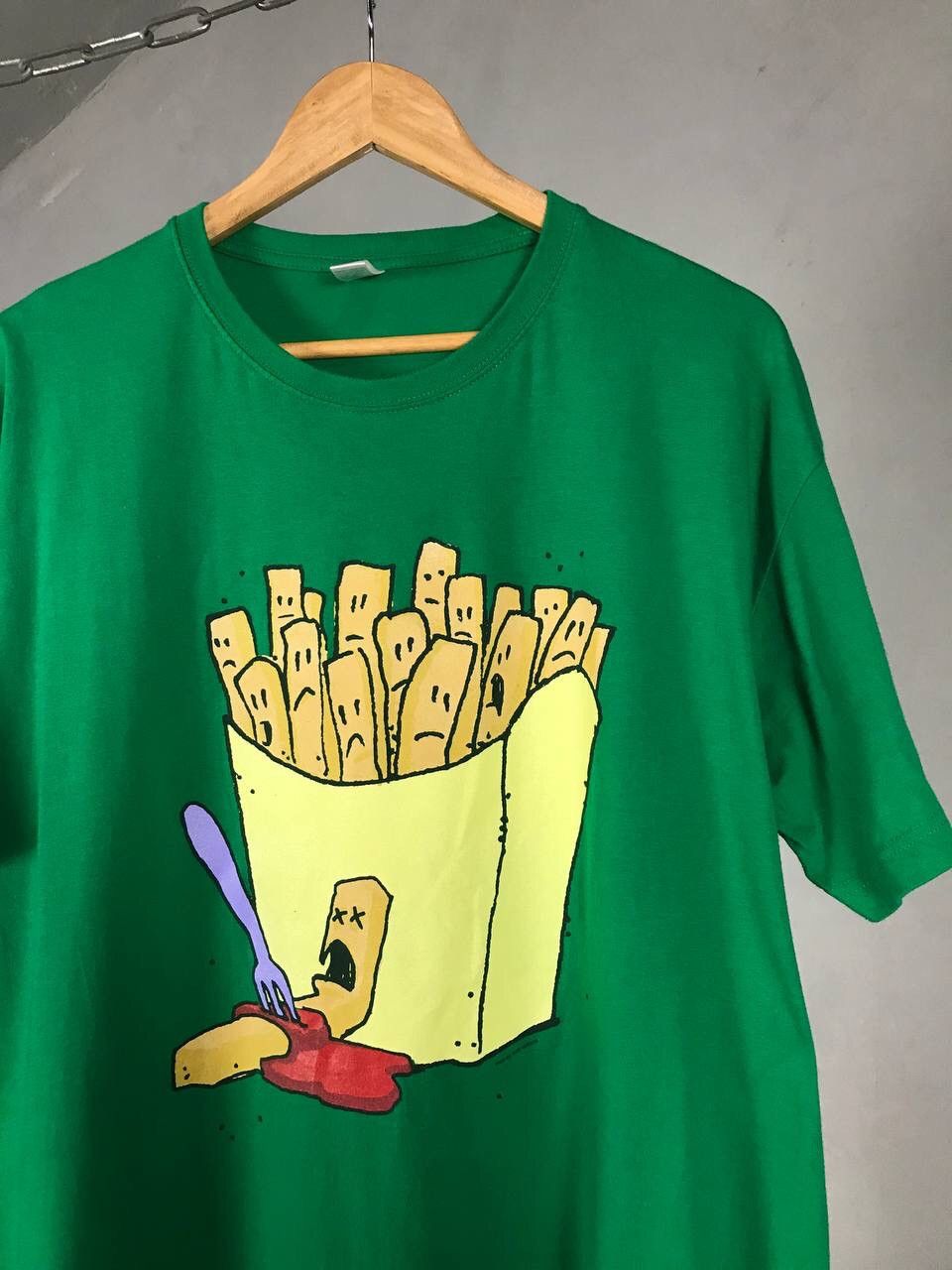 Other × Vintage Streetwear Green Tee Size US XXL / EU 58 / 5 - 2 Thumbnail