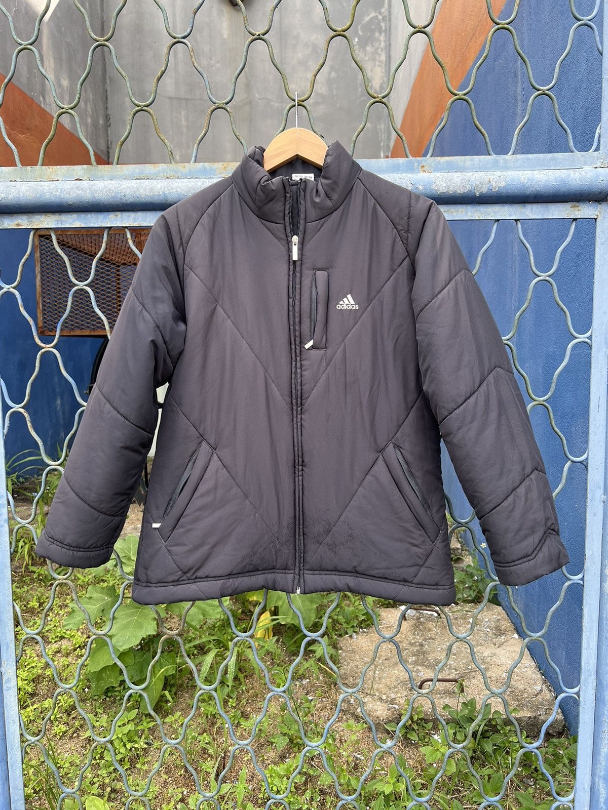 Adidas × Vintage Vintage ADIDAS Puffer Jacket Size US M / EU 48-50 / 2 - 1 Thumbnail