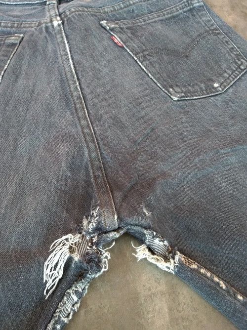 Levi's × Vintage 80s Vintage Levis 501 Made In USA Distressed Jeans 31x32 Size US 31 - 7 Thumbnail