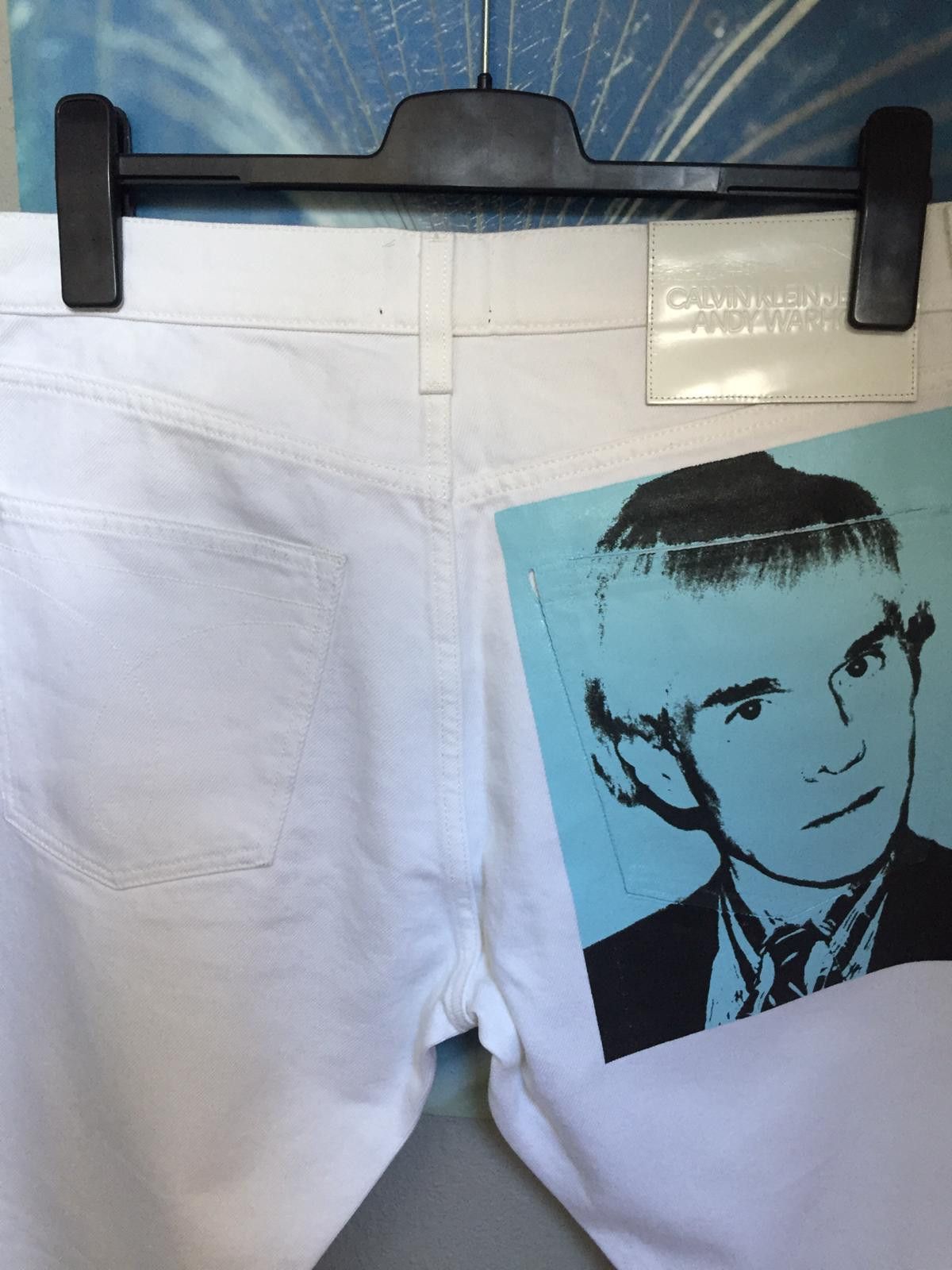 Andy Warhol × Calvin Klein White Denim Jean Size US 32 / EU 48 - 7 Thumbnail