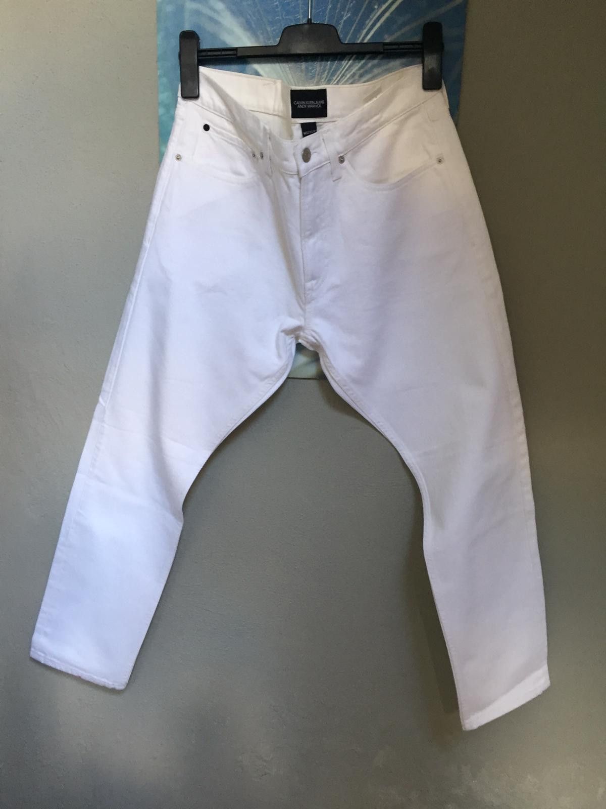 Andy Warhol × Calvin Klein White Denim Jean Size US 32 / EU 48 - 2 Thumbnail