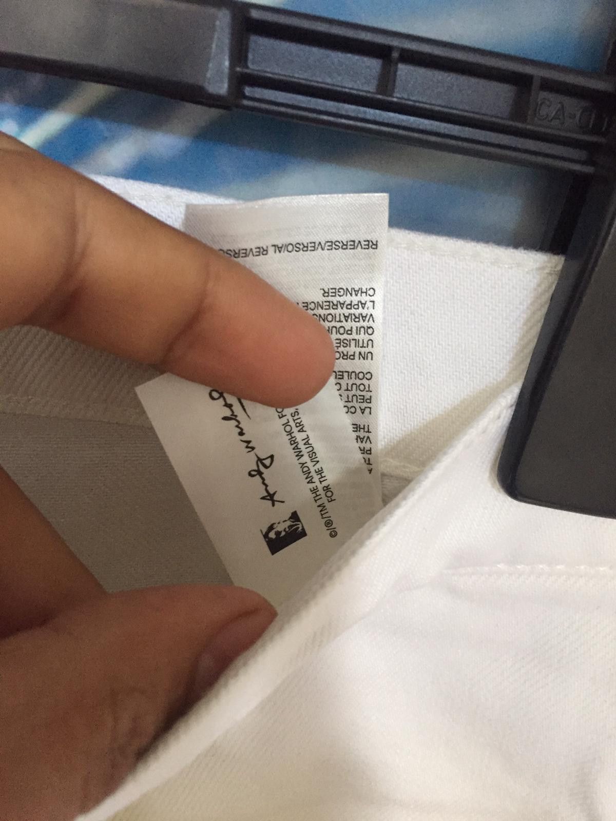 Andy Warhol × Calvin Klein White Denim Jean Size US 32 / EU 48 - 9 Thumbnail