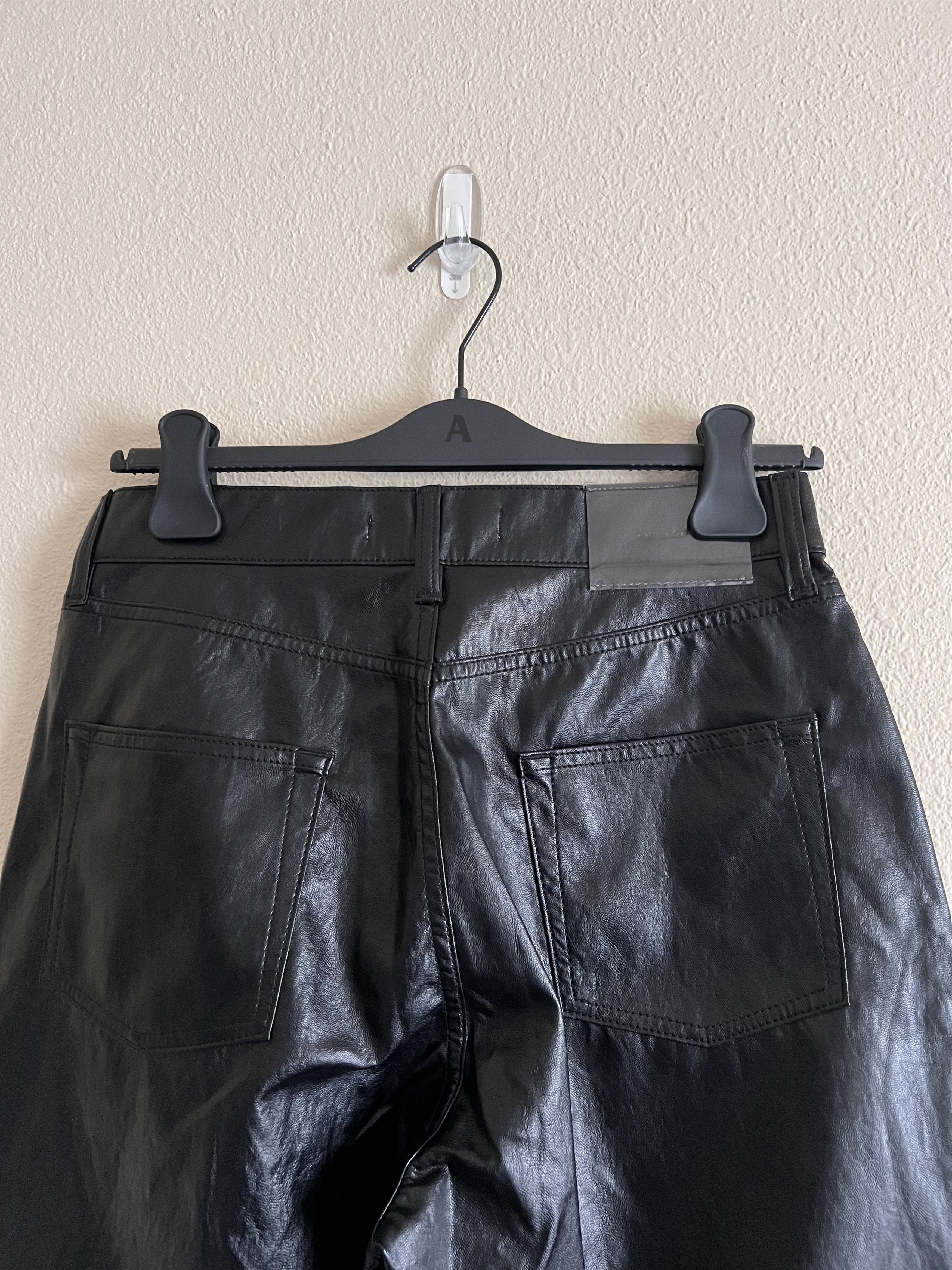 Our Legacy Our Legacy Fake Leather Formal Moto Cut Pants in Black Size US 30 / EU 46 - 5 Thumbnail