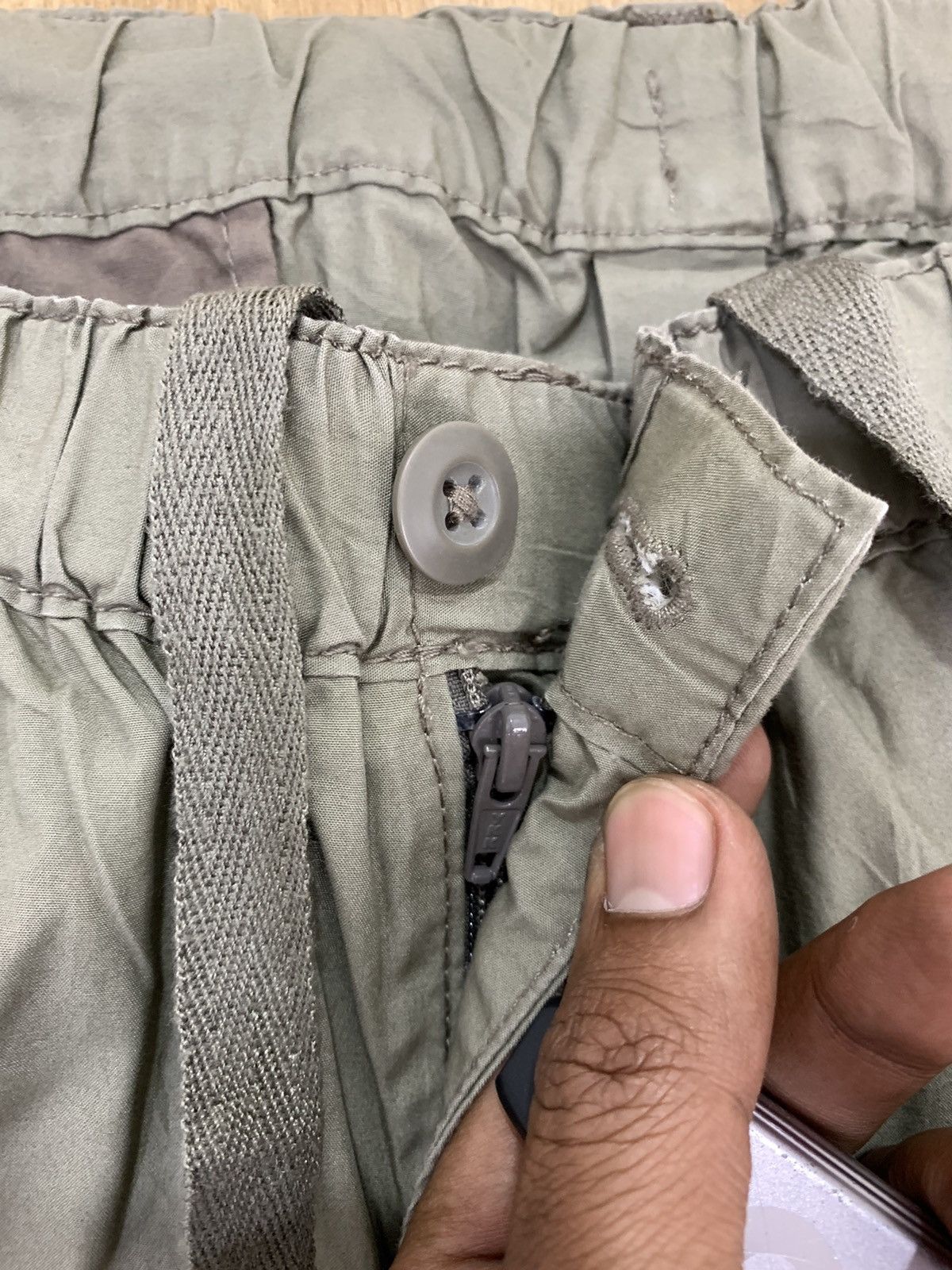Japanese Brand × Uniqlo UNIQLO Bondage Parachute Multipocket Cargo Crop Short Pant Size US 36 / EU 52 - 15 Thumbnail