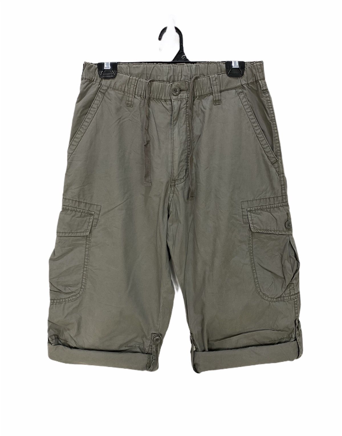 Japanese Brand × Uniqlo UNIQLO Bondage Parachute Multipocket Cargo Crop Short Pant Size US 29 - 3 Thumbnail
