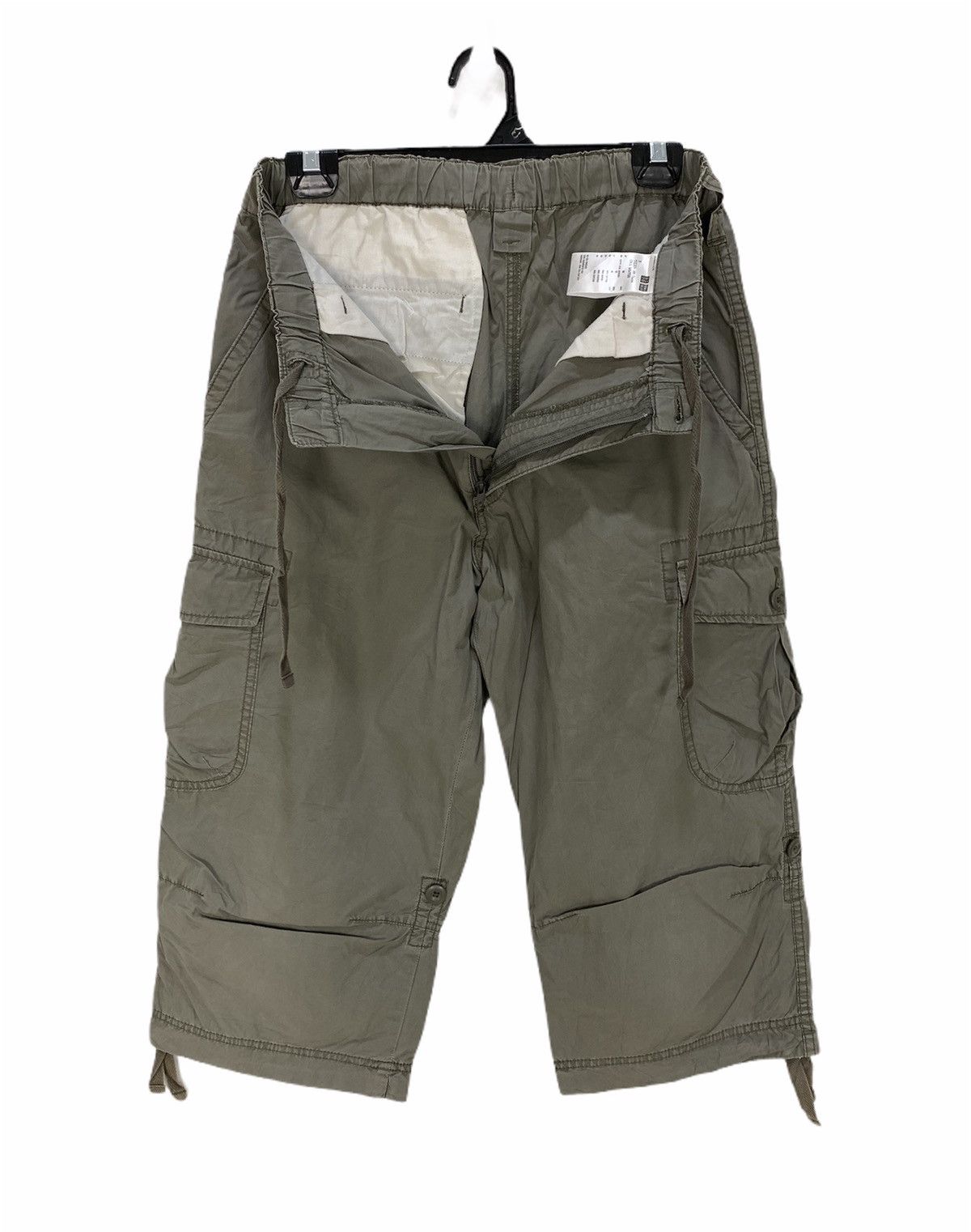Japanese Brand × Uniqlo UNIQLO Bondage Parachute Multipocket Cargo Crop Short Pant Size US 29 - 5 Thumbnail