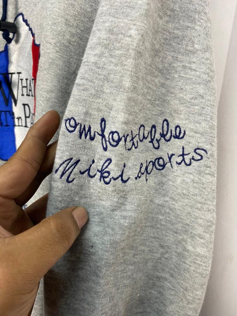 Japanese Brand × Vintage “What hot in Paris” spellout hoodie pullover by miki sport Size US M / EU 48-50 / 2 - 6 Thumbnail