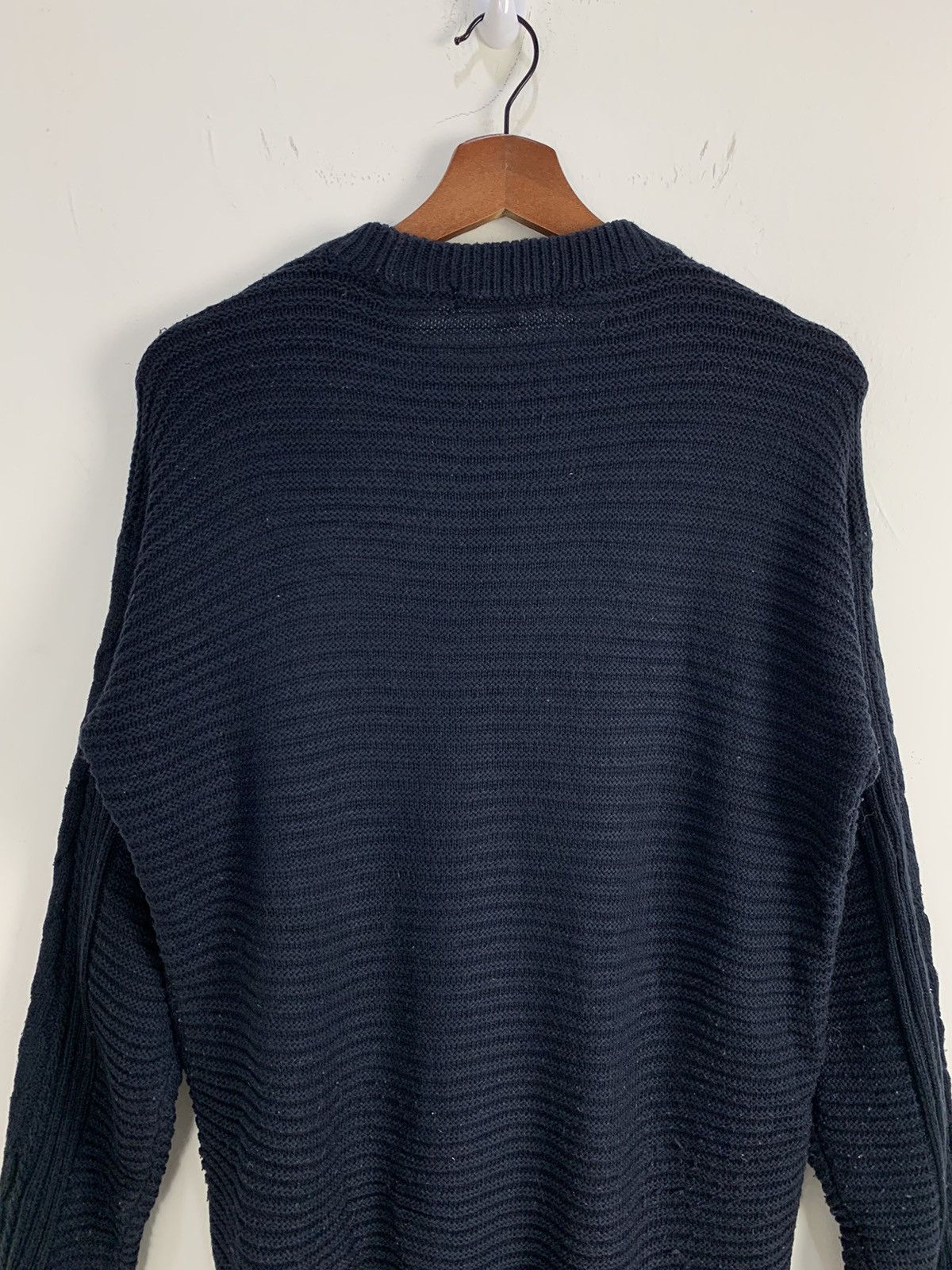 Japanese Brand × Uniqlo UNIQLO Crewneck Cable Twist Chunky Long Knitwear Sweater Size US M / EU 48-50 / 2 - 9 Thumbnail