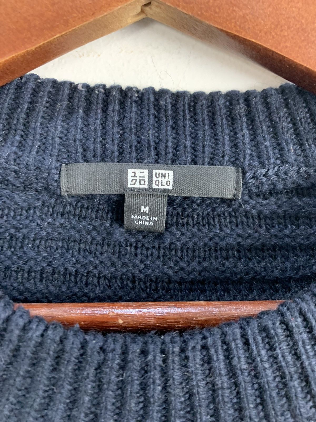 Japanese Brand × Uniqlo UNIQLO Crewneck Cable Twist Chunky Long Knitwear Sweater Size US M / EU 48-50 / 2 - 13 Thumbnail