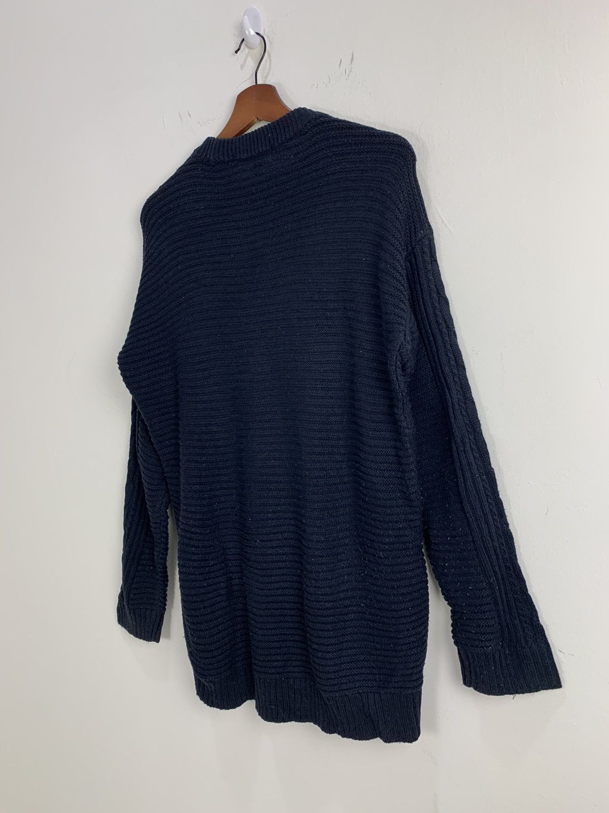 Japanese Brand × Uniqlo UNIQLO Crewneck Cable Twist Chunky Long Knitwear Sweater Size US M / EU 48-50 / 2 - 12 Thumbnail