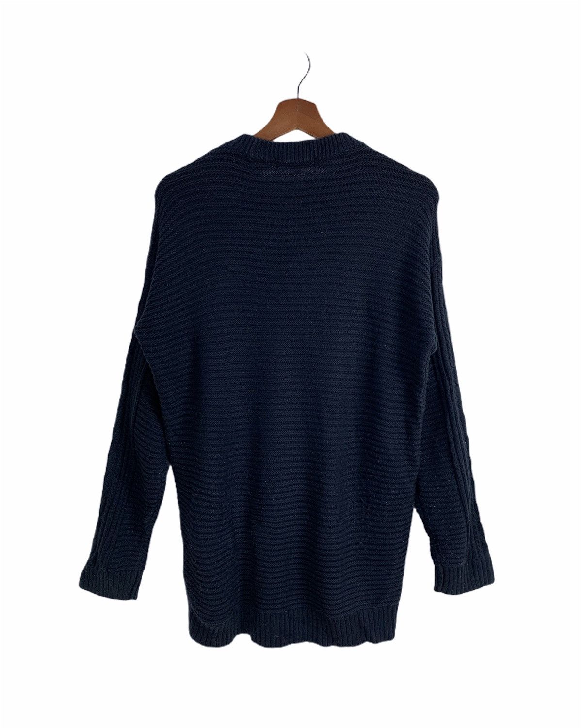 Japanese Brand × Uniqlo UNIQLO Crewneck Cable Twist Chunky Long Knitwear Sweater Size US M / EU 48-50 / 2 - 2 Thumbnail