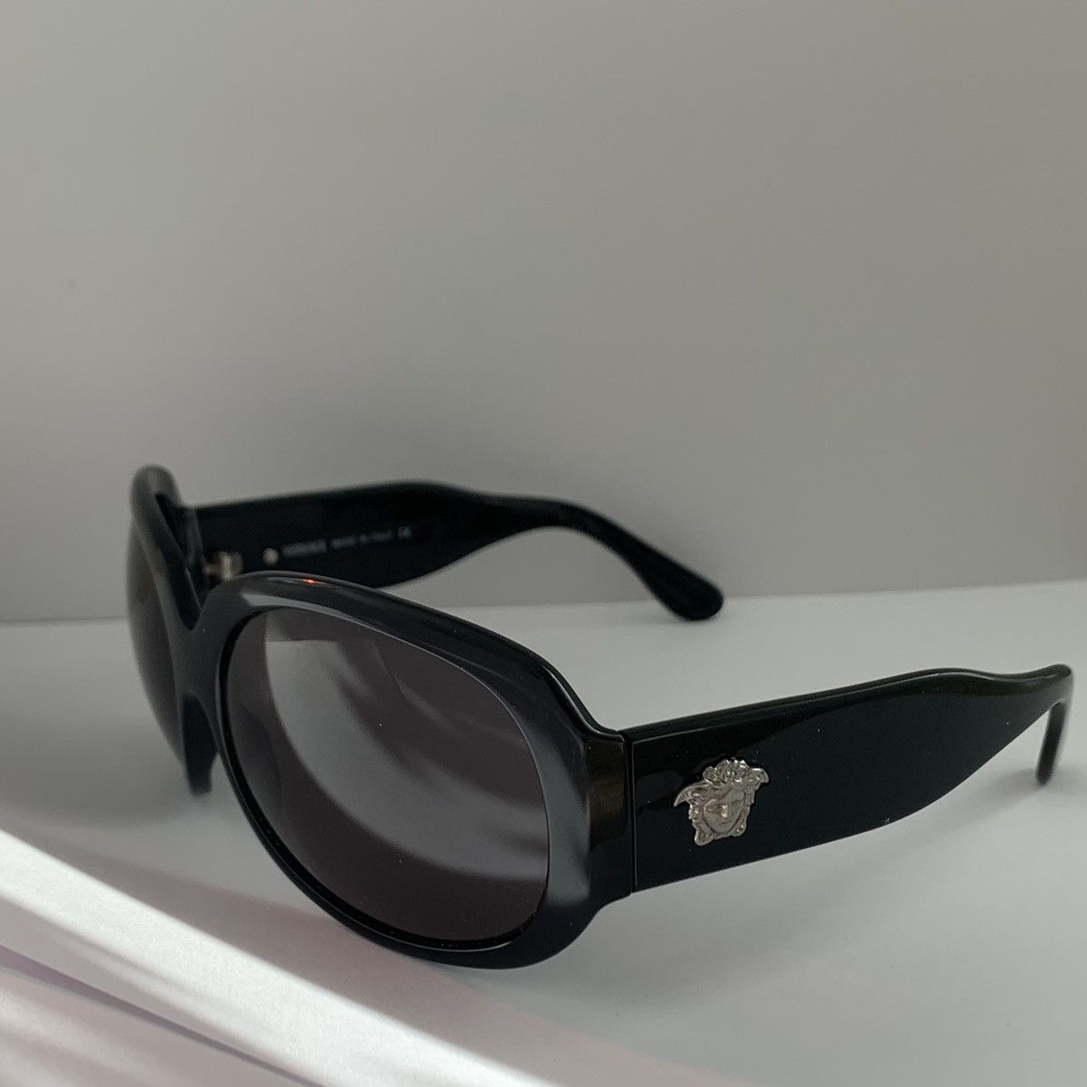 Versace VERSACE Sunglasses Logo Medusa Glasses Shield 4052 Black Size ONE SIZE - 2 Thumbnail