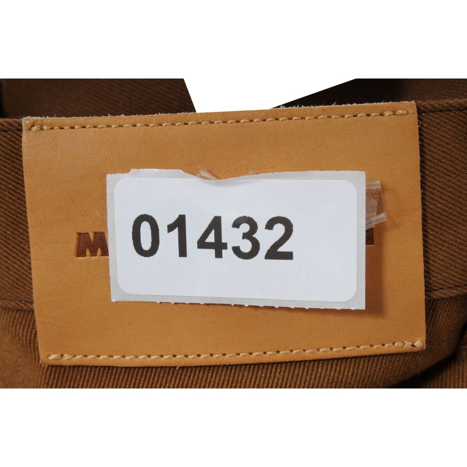 Marni Wide Leg Pants Brown High Waist Stretch Trousers - 01432 Size US 31 - 14 Thumbnail