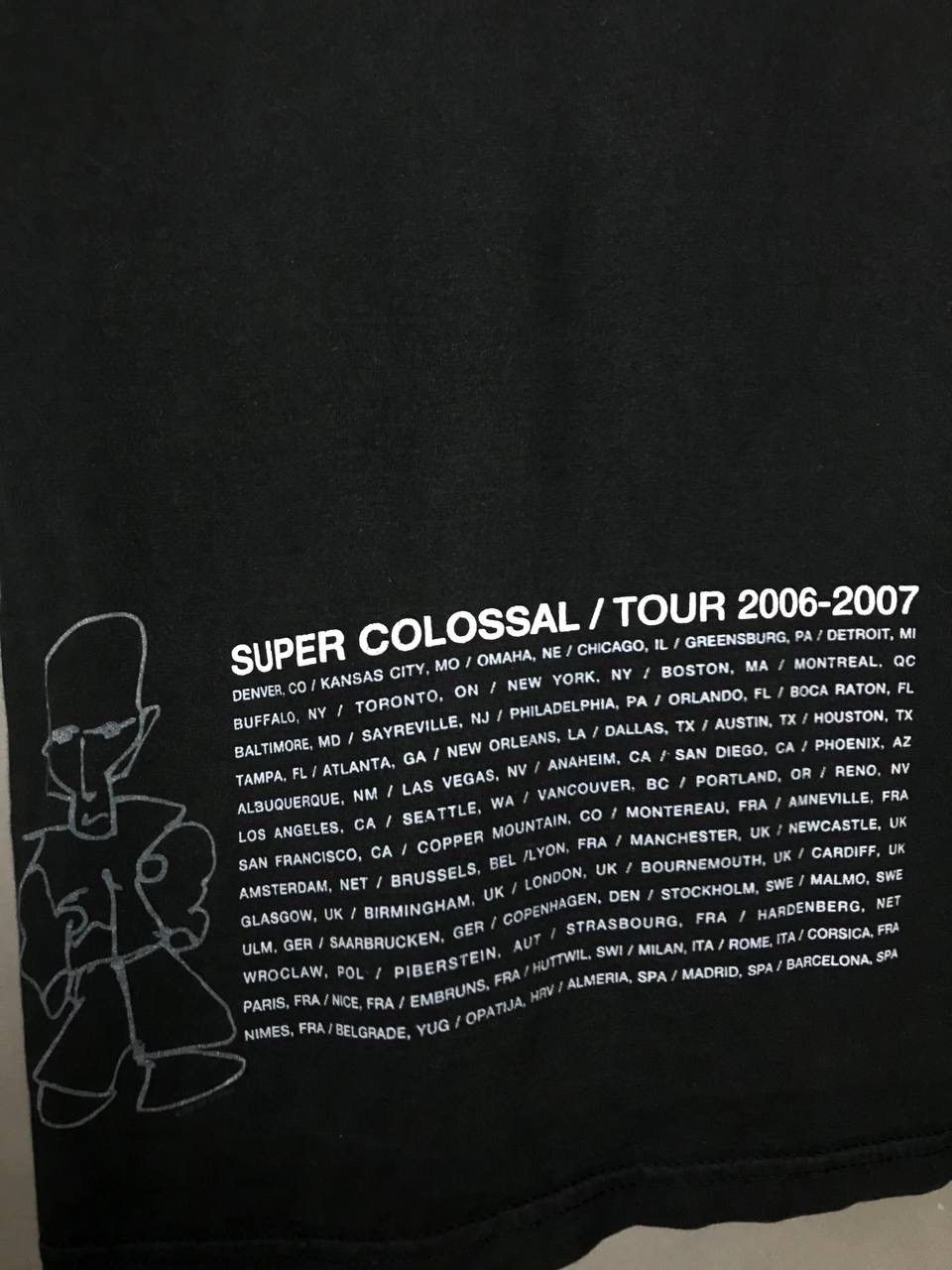 Band Tees × Vintage Joe Satriani super colossal 2006 vintage rock band tour tee Size US M / EU 48-50 / 2 - 7 Thumbnail