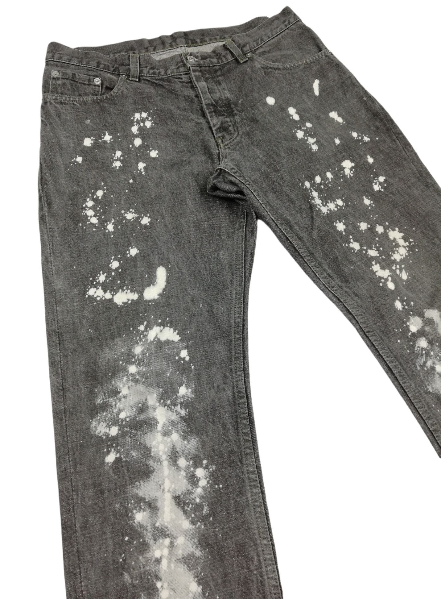 Helmut Lang 🔥GRAIL OG Helmut Lang Custom Archive 2000's Painter Denim Size US 33 - 6 Thumbnail