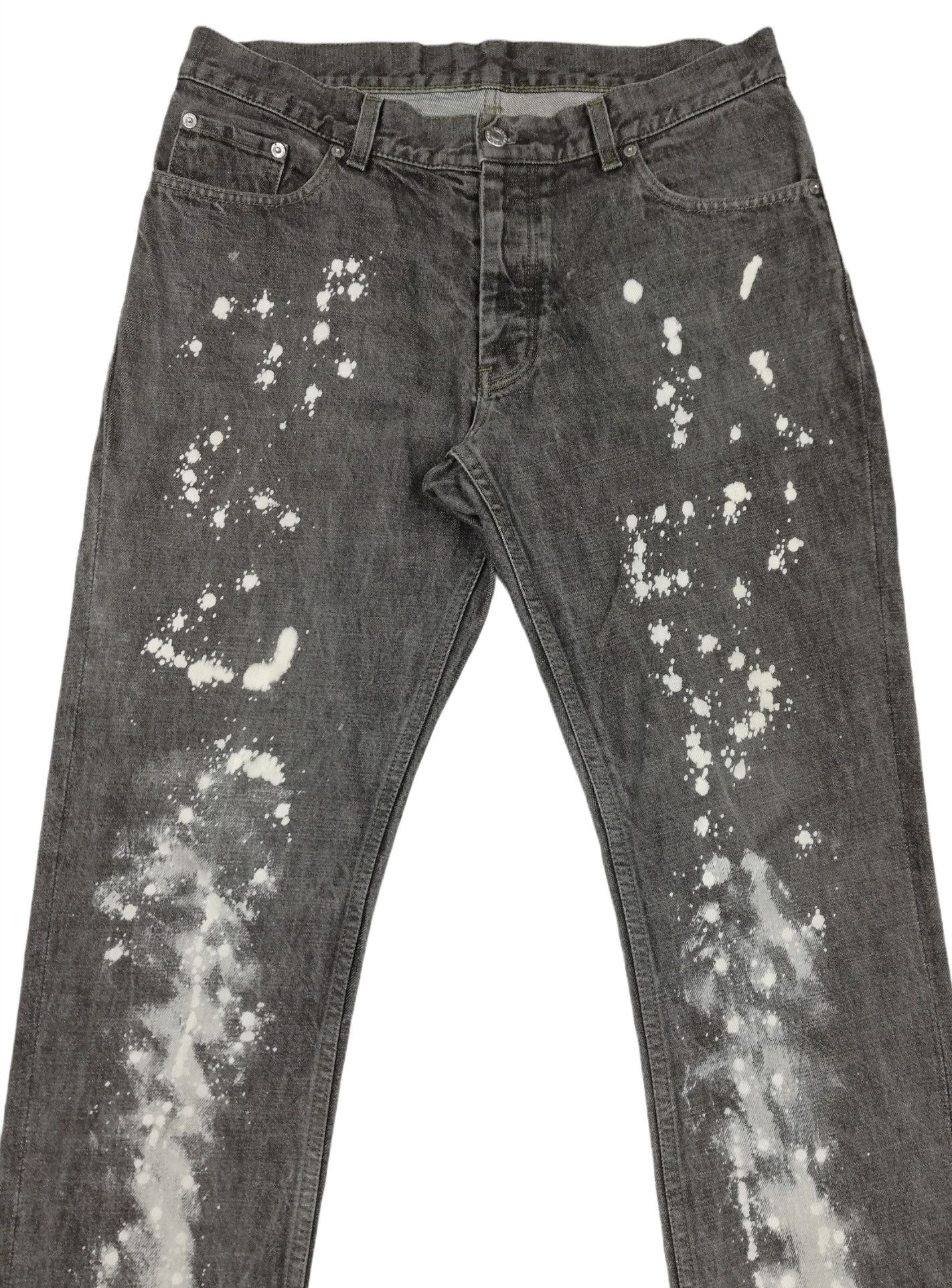 Helmut Lang 🔥GRAIL OG Helmut Lang Custom Archive 2000's Painter Denim Size US 33 - 5 Thumbnail