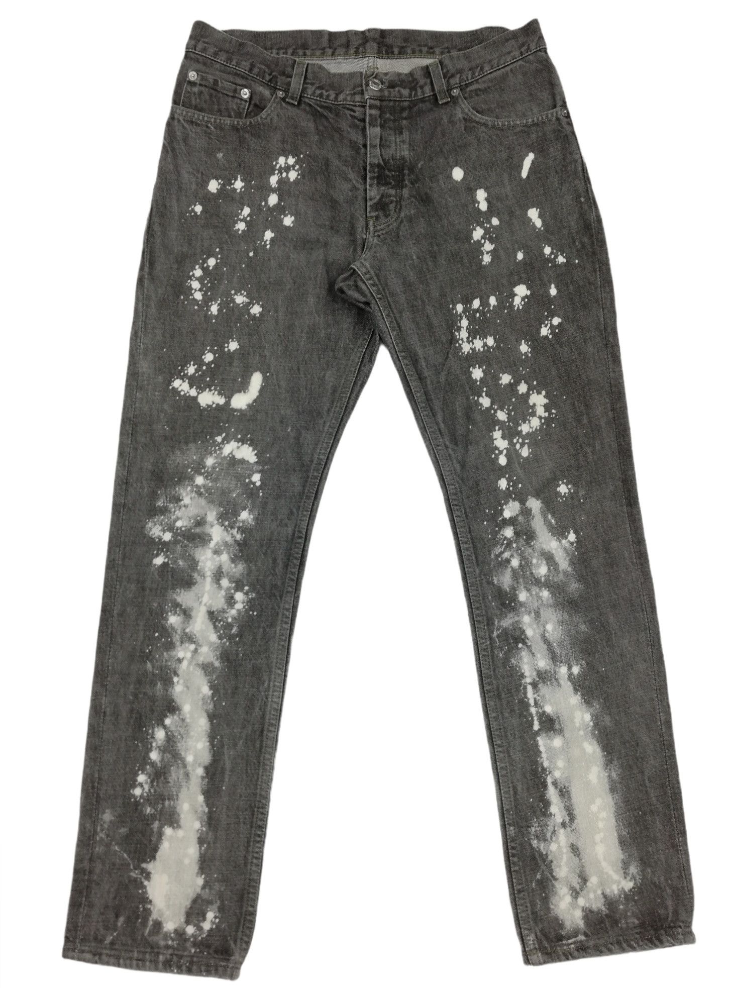 Helmut Lang 🔥GRAIL OG Helmut Lang Custom Archive 2000's Painter Denim Size US 33 - 2 Thumbnail