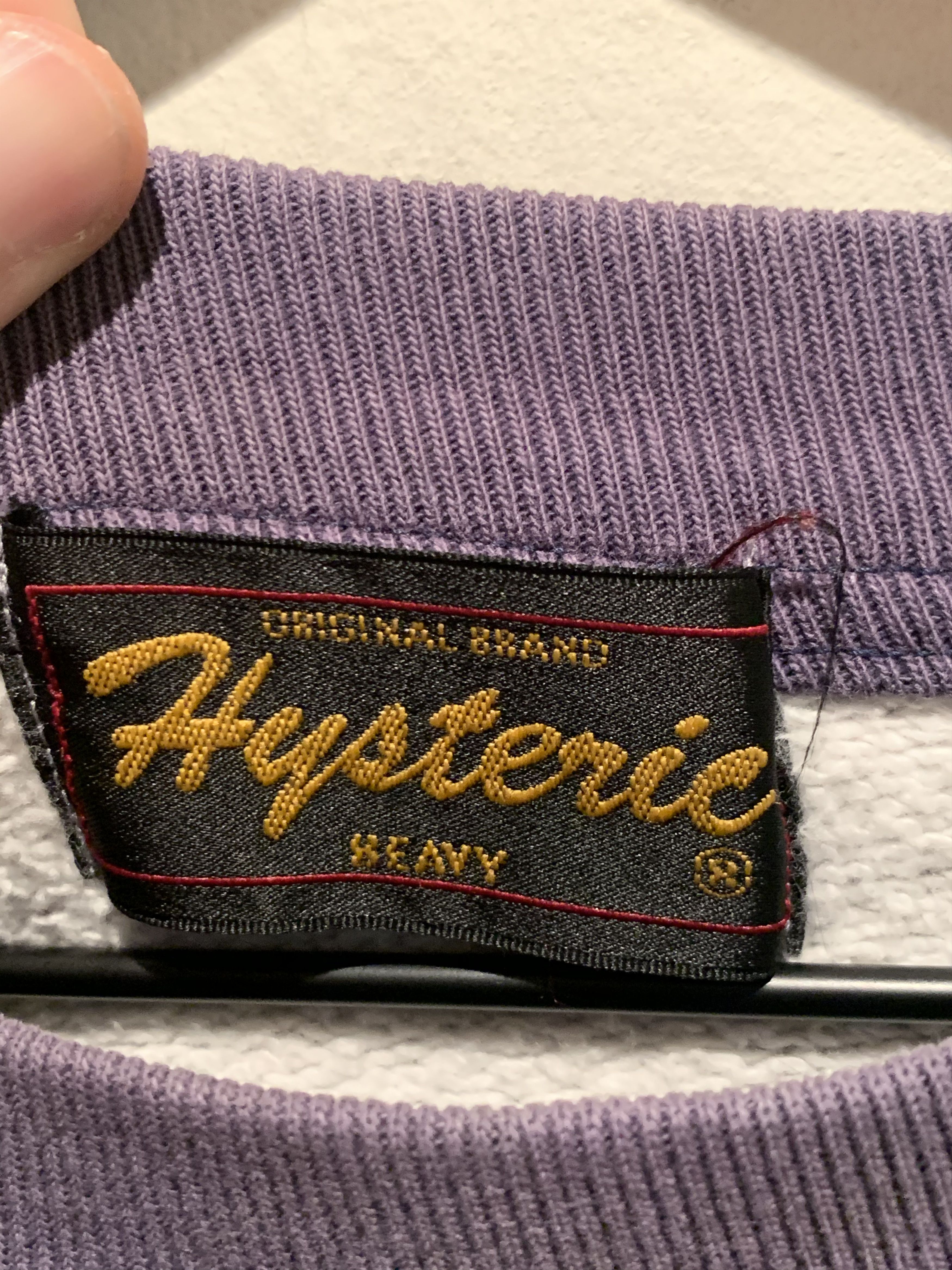 Designer × Hysteric Glamour *RARE* Hysteric Glamour Thrasher Style Crewneck Sweatshirt Size US L / EU 52-54 / 3 - 4 Thumbnail