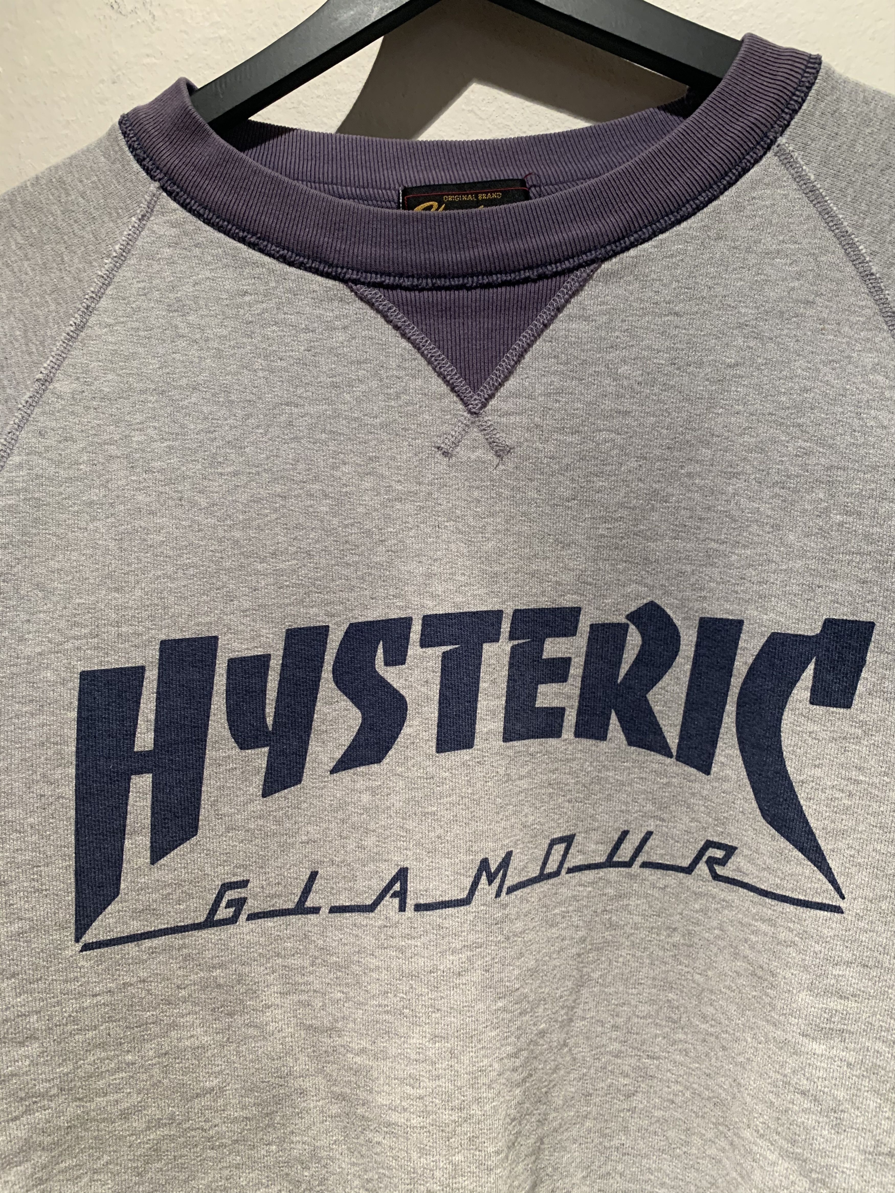 Designer × Hysteric Glamour *RARE* Hysteric Glamour Thrasher Style Crewneck Sweatshirt Size US L / EU 52-54 / 3 - 2 Thumbnail