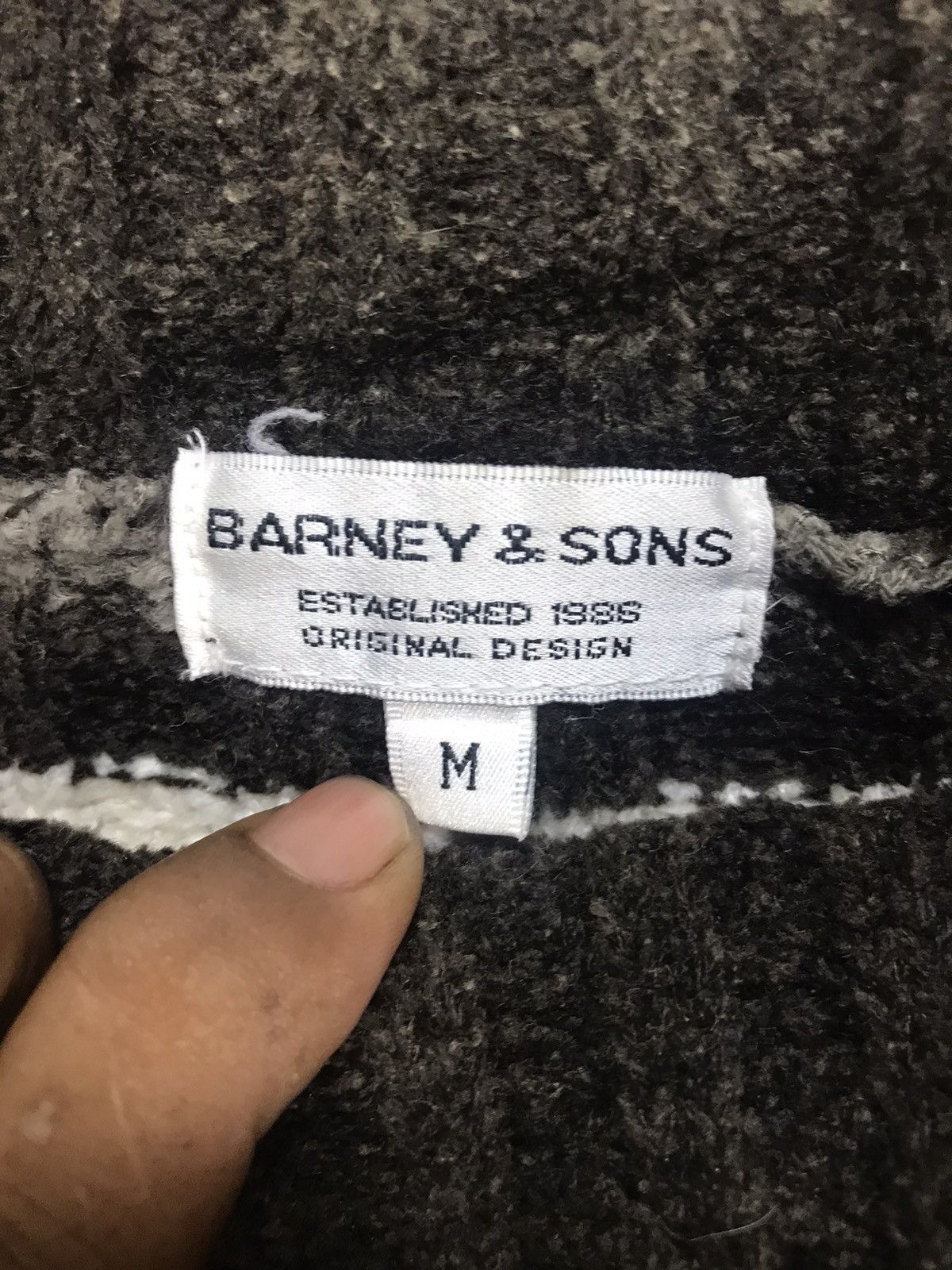 Japanese Brand Barney&sons knit sweatshirt turtleneck Size US M / EU 48-50 / 2 - 3 Thumbnail