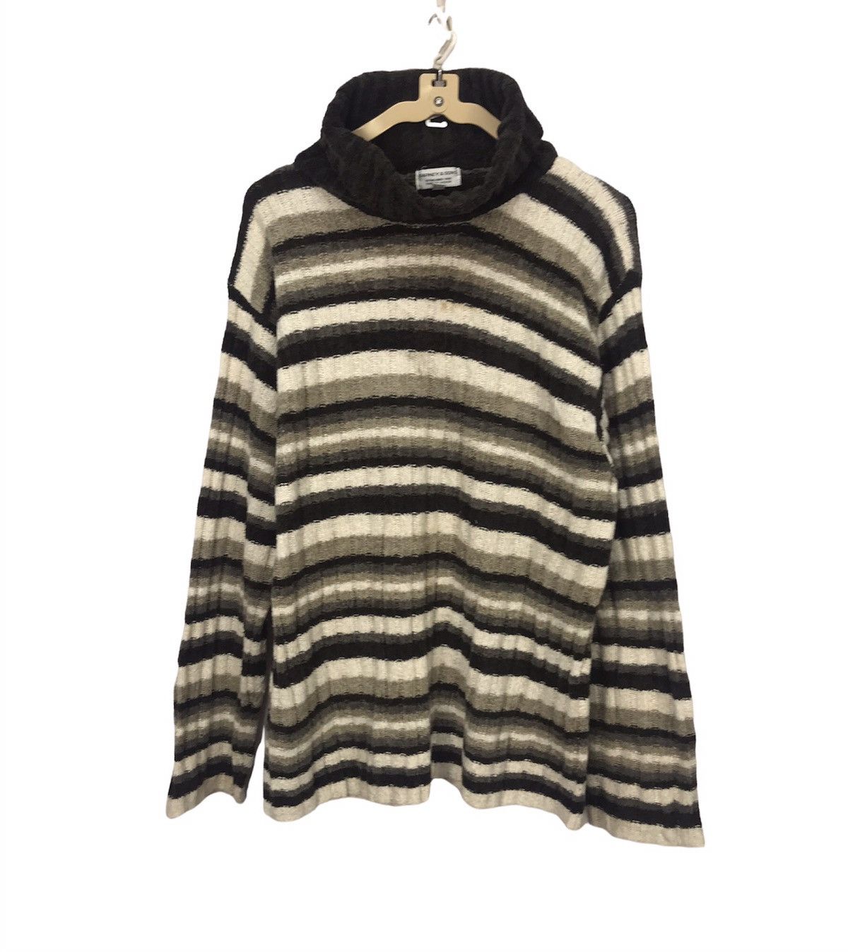 Japanese Brand Barney&sons knit sweatshirt turtleneck Size US M / EU 48-50 / 2 - 1 Thumbnail