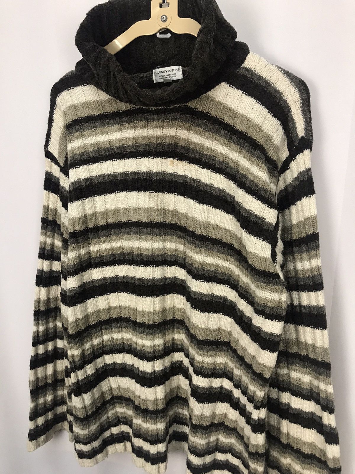 Japanese Brand Barney&sons knit sweatshirt turtleneck Size US M / EU 48-50 / 2 - 5 Thumbnail