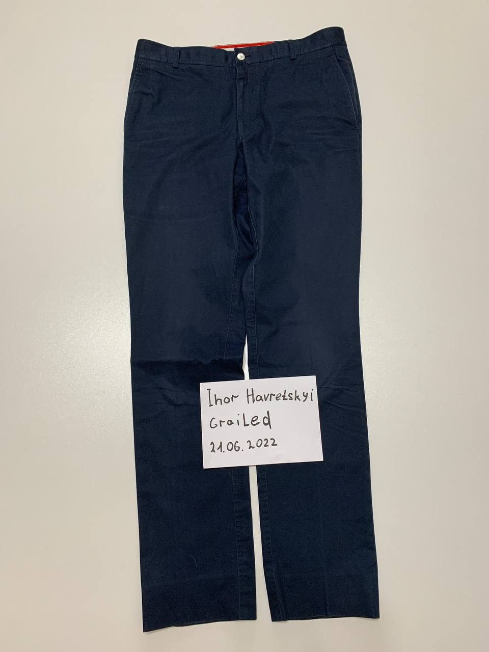 image of Thom Browne Pants in Blue, Men's (Size 34)