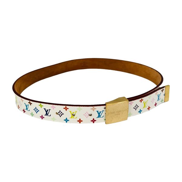 Louis Vuitton Louis Vuitton Multicolor Monogram Belt Grailed
