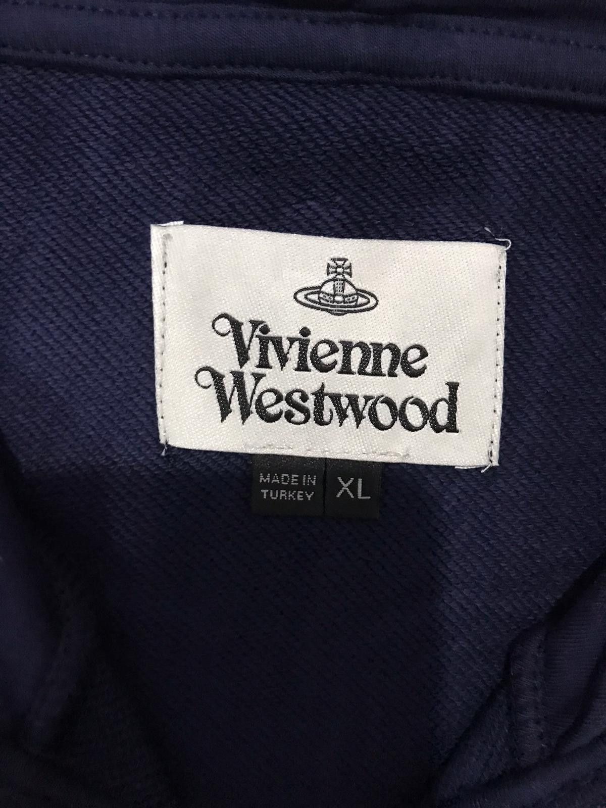 Vivienne Westwood Pr6 - Vivienne Westwood Navy Blue Zipped Hoodie Size US XL / EU 56 / 4 - 8 Thumbnail