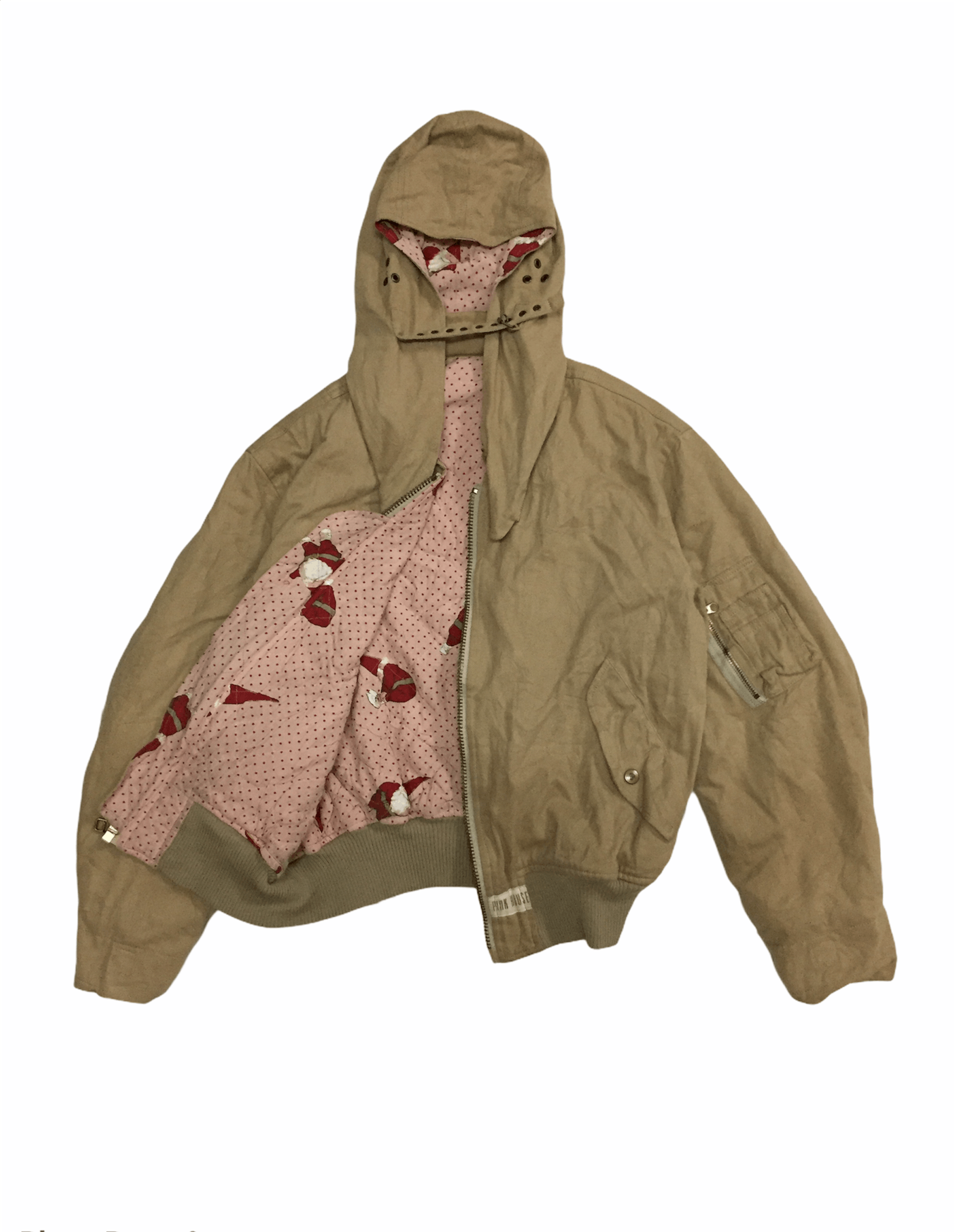 Japanese Brand 90's PINK HOUSE Headgear santa claus bomber Size US M / EU 48-50 / 2 - 2 Thumbnail