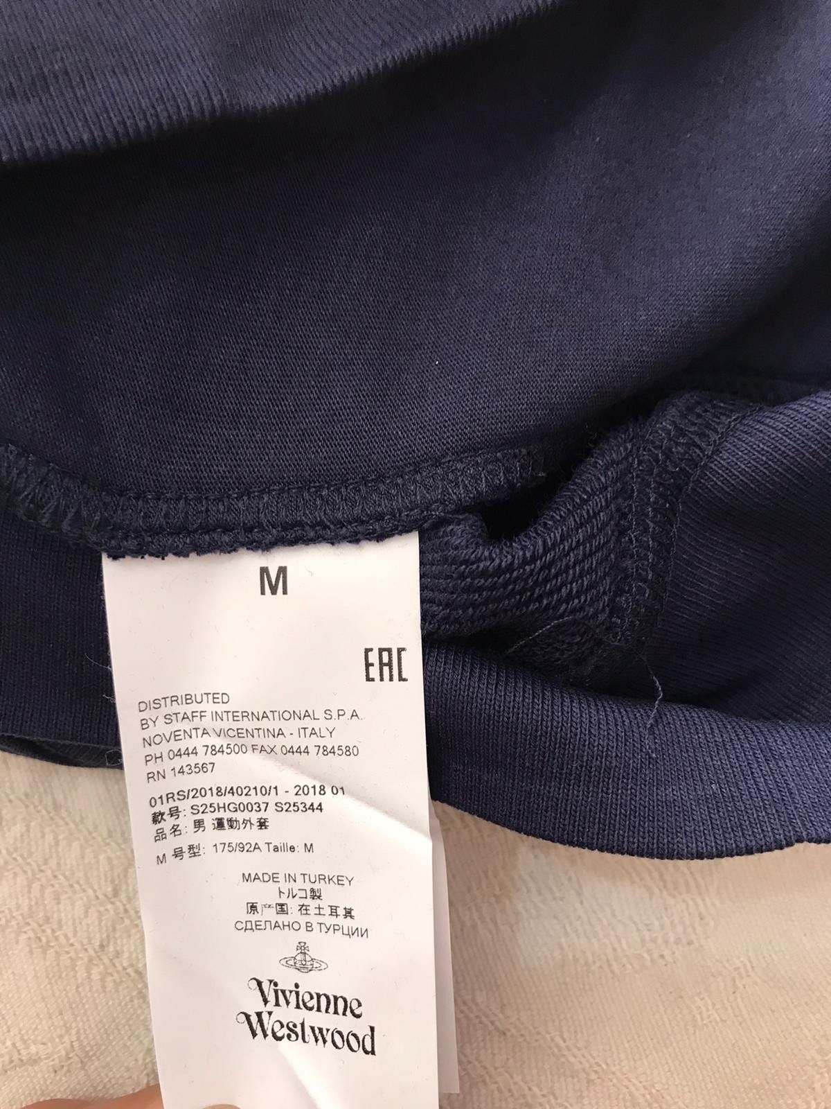 Vivienne Westwood Pr31 - Vivienne Westwood Navy Blue Zipped Hoodie Size US M / EU 48-50 / 2 - 11 Thumbnail