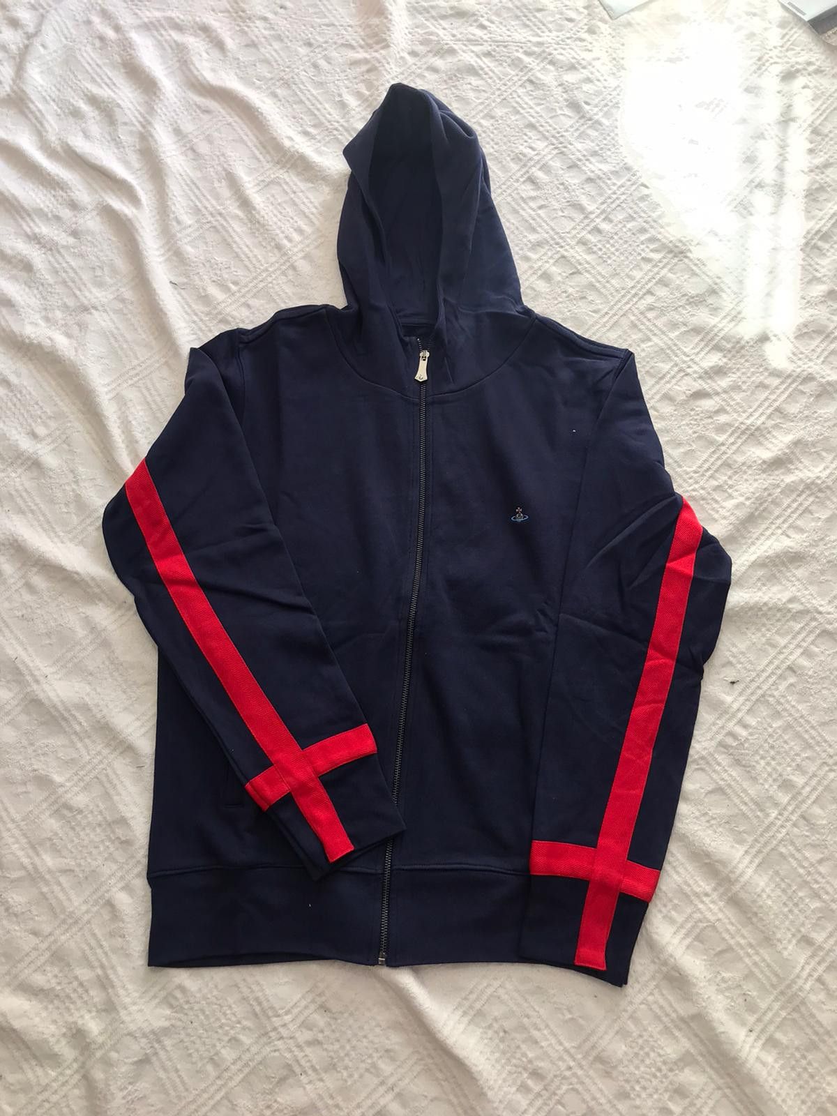 Vivienne Westwood Pr31 - Vivienne Westwood Navy Blue Zipped Hoodie Size US M / EU 48-50 / 2 - 8 Thumbnail