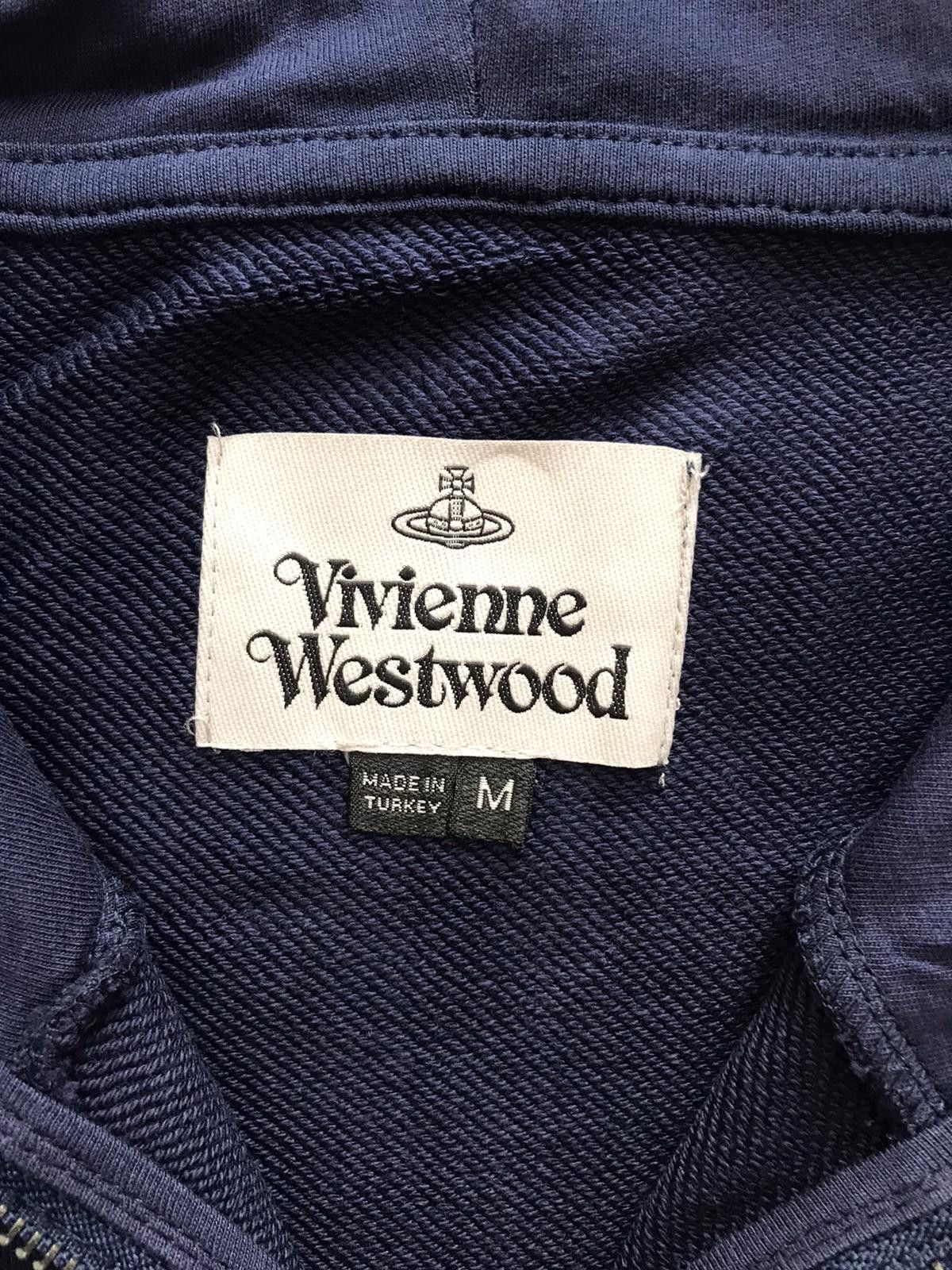 Vivienne Westwood Pr31 - Vivienne Westwood Navy Blue Zipped Hoodie Size US M / EU 48-50 / 2 - 10 Thumbnail