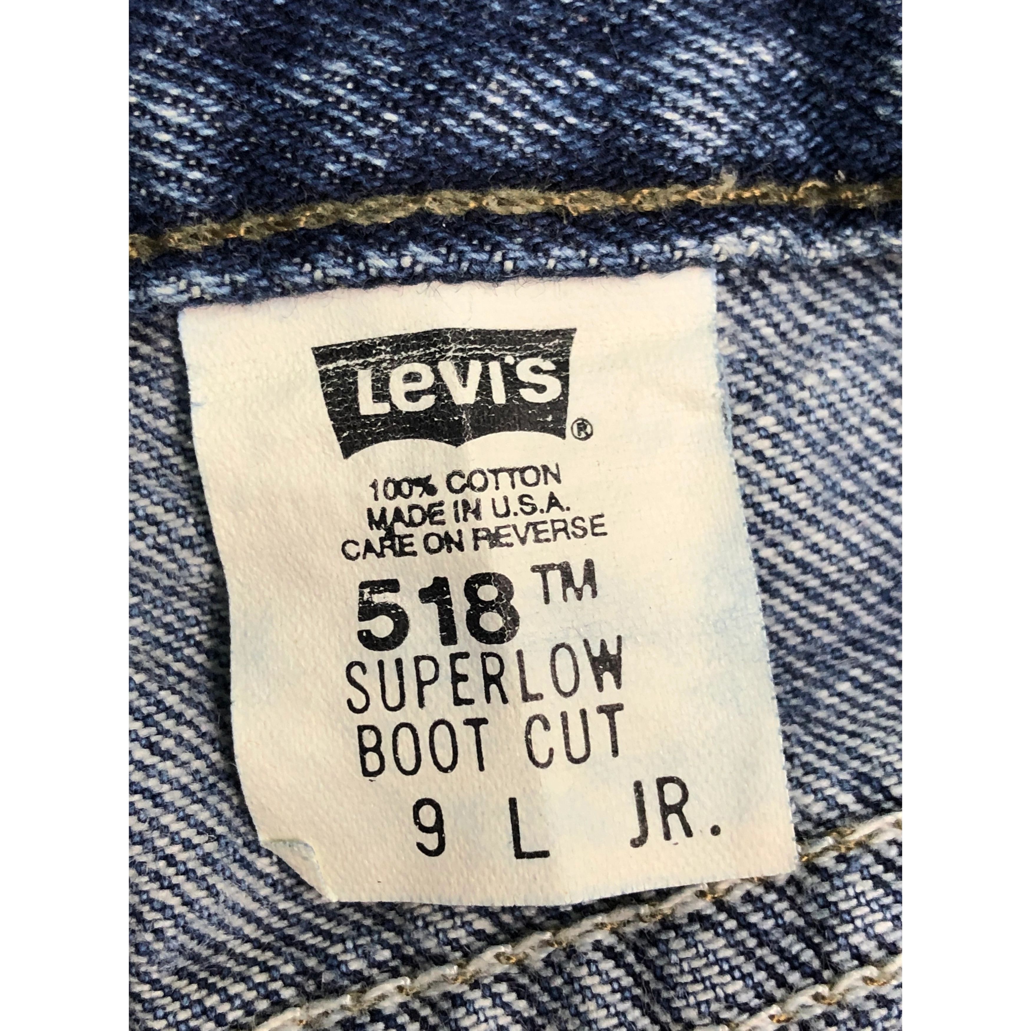 Levi's 90s Vintage Levis 518 Blue Bootcut Flare Jeans DP0184 Size US 30 / EU 46 - 6 Thumbnail