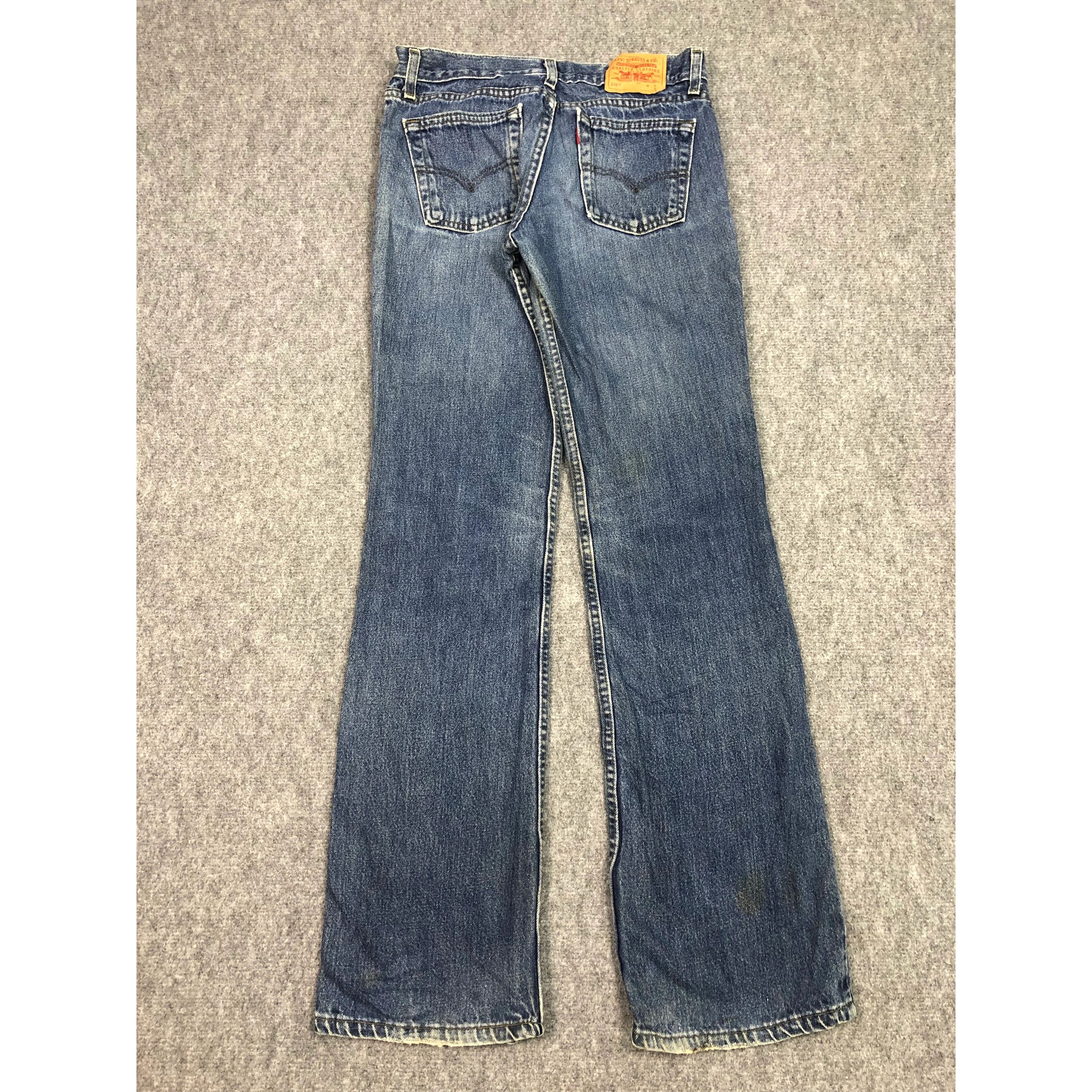 Levi's 90s Vintage Levis 518 Blue Bootcut Flare Jeans DP0184 Size US 30 / EU 46 - 2 Thumbnail