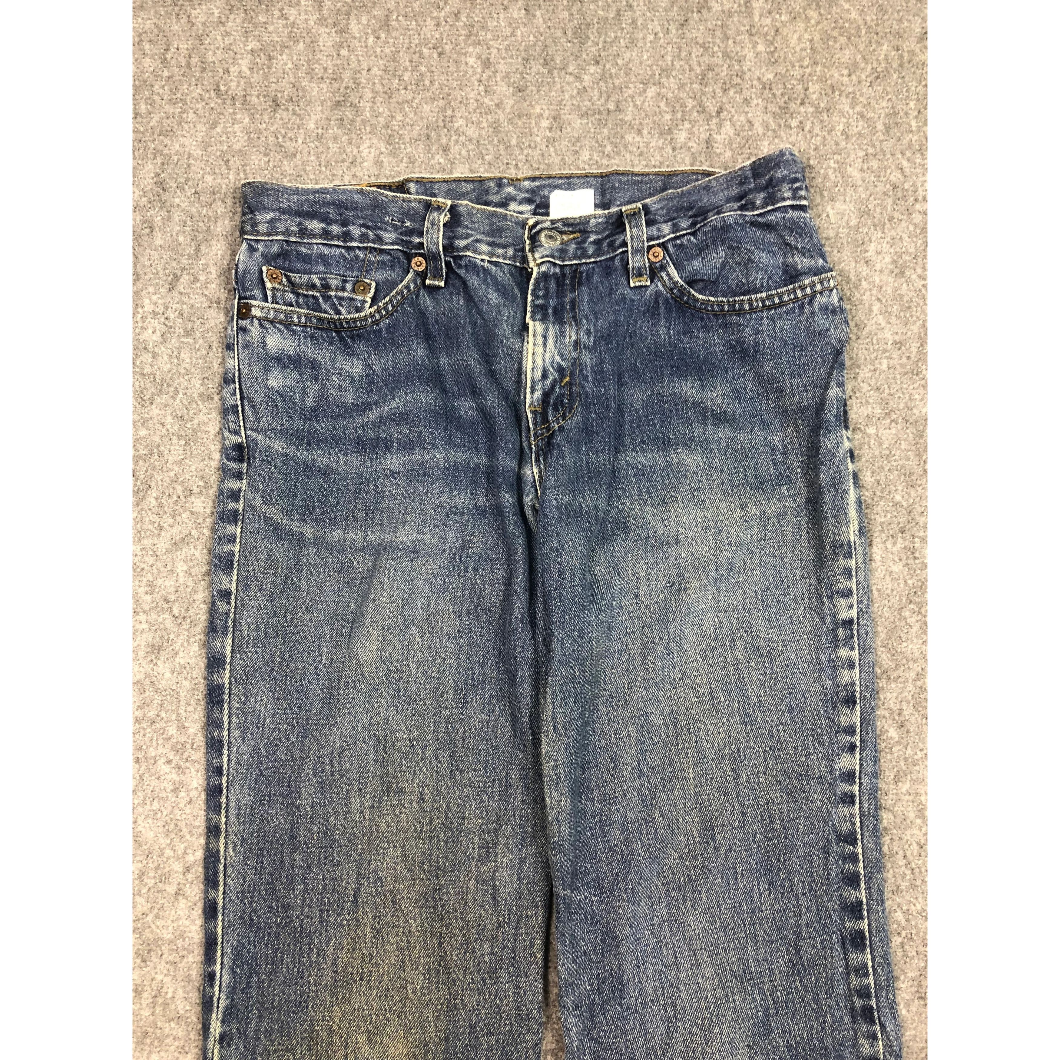 Levi's 90s Vintage Levis 518 Blue Bootcut Flare Jeans DP0184 Size US 30 / EU 46 - 3 Thumbnail