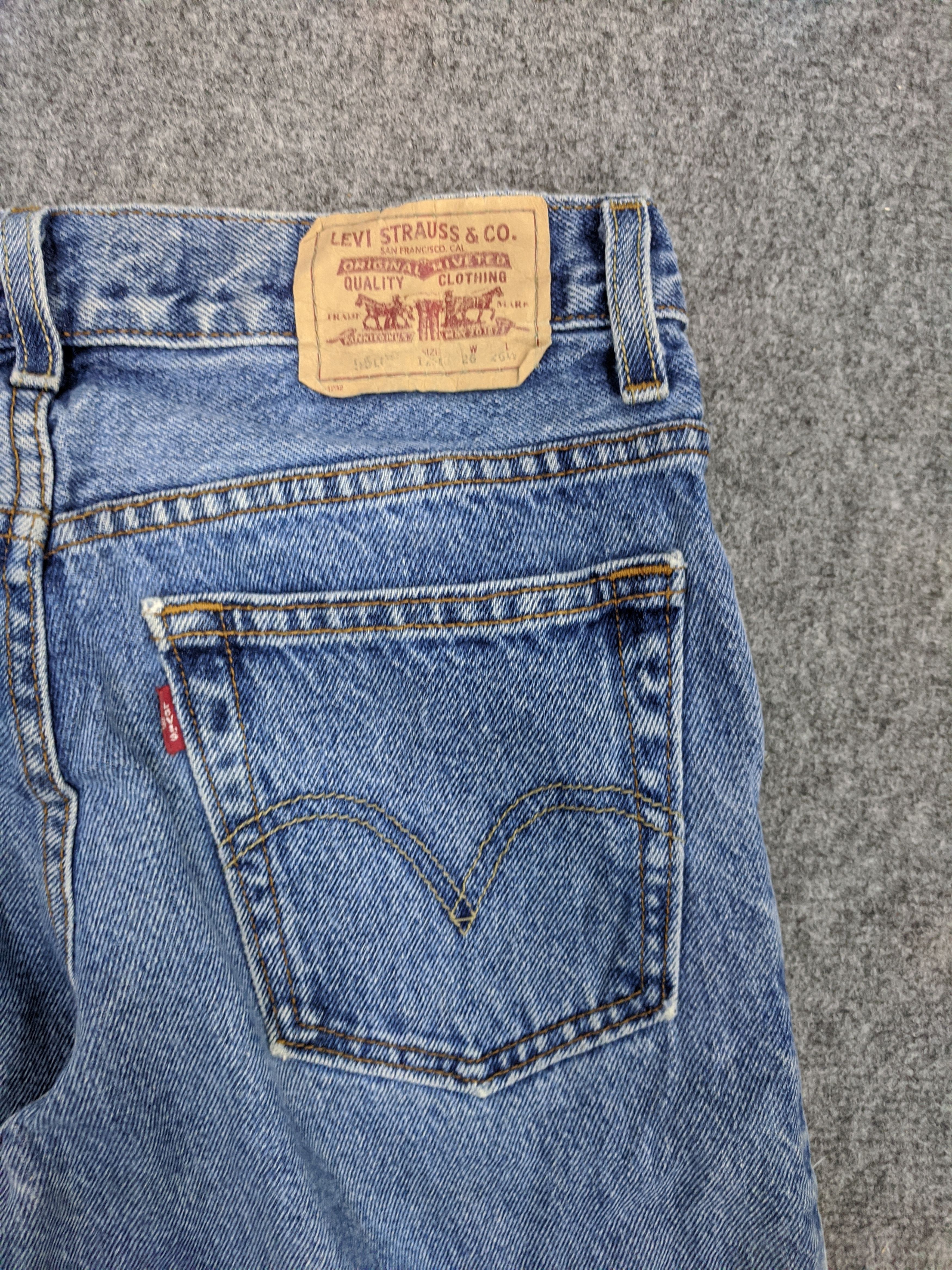Levi's Vintage Levis 550 Stone Washed Jeans DP0795 Size US 28 / EU 44 - 12 Thumbnail