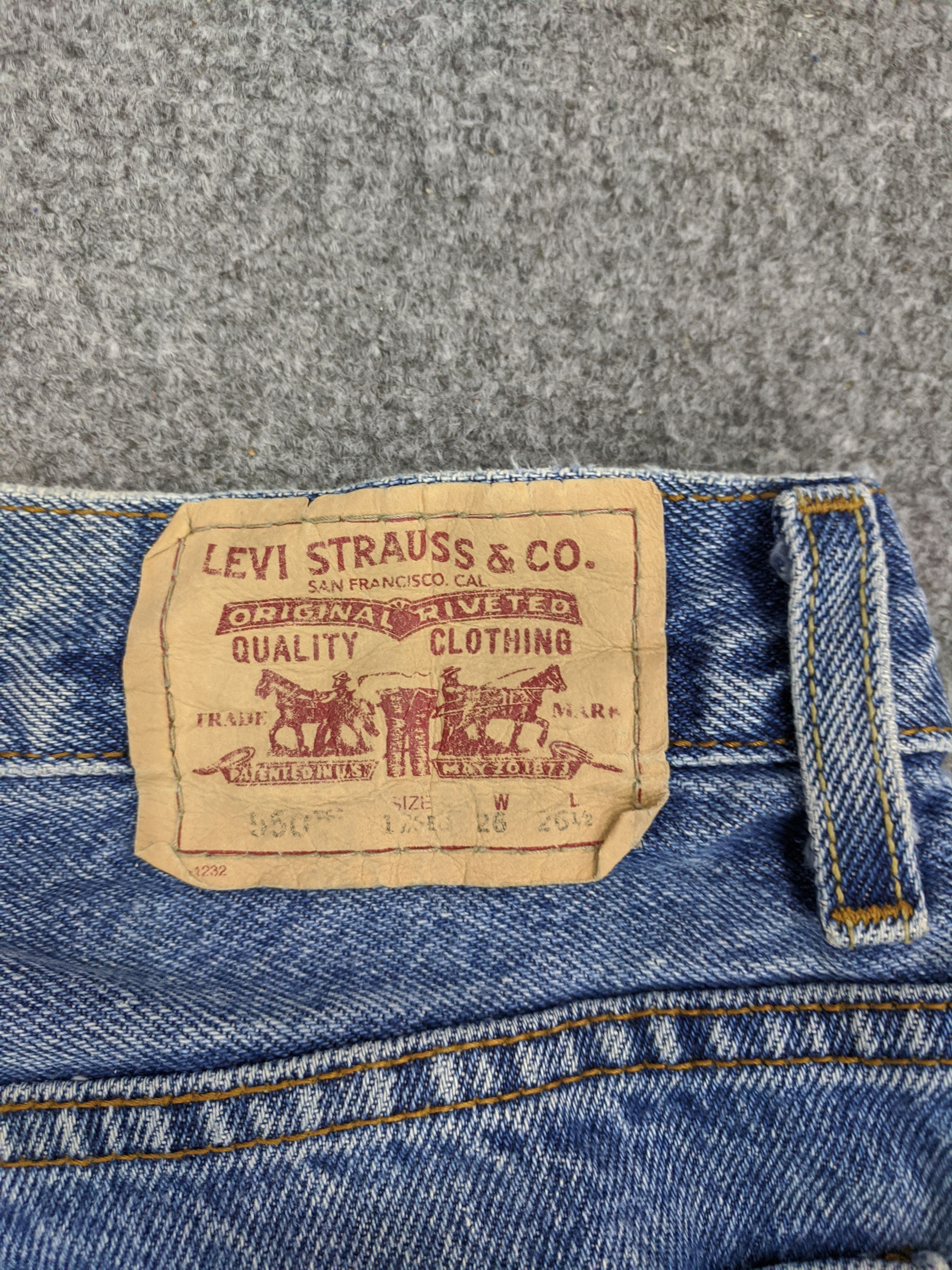 Levi's Vintage Levis 550 Stone Washed Jeans DP0795 Size US 28 / EU 44 - 14 Thumbnail