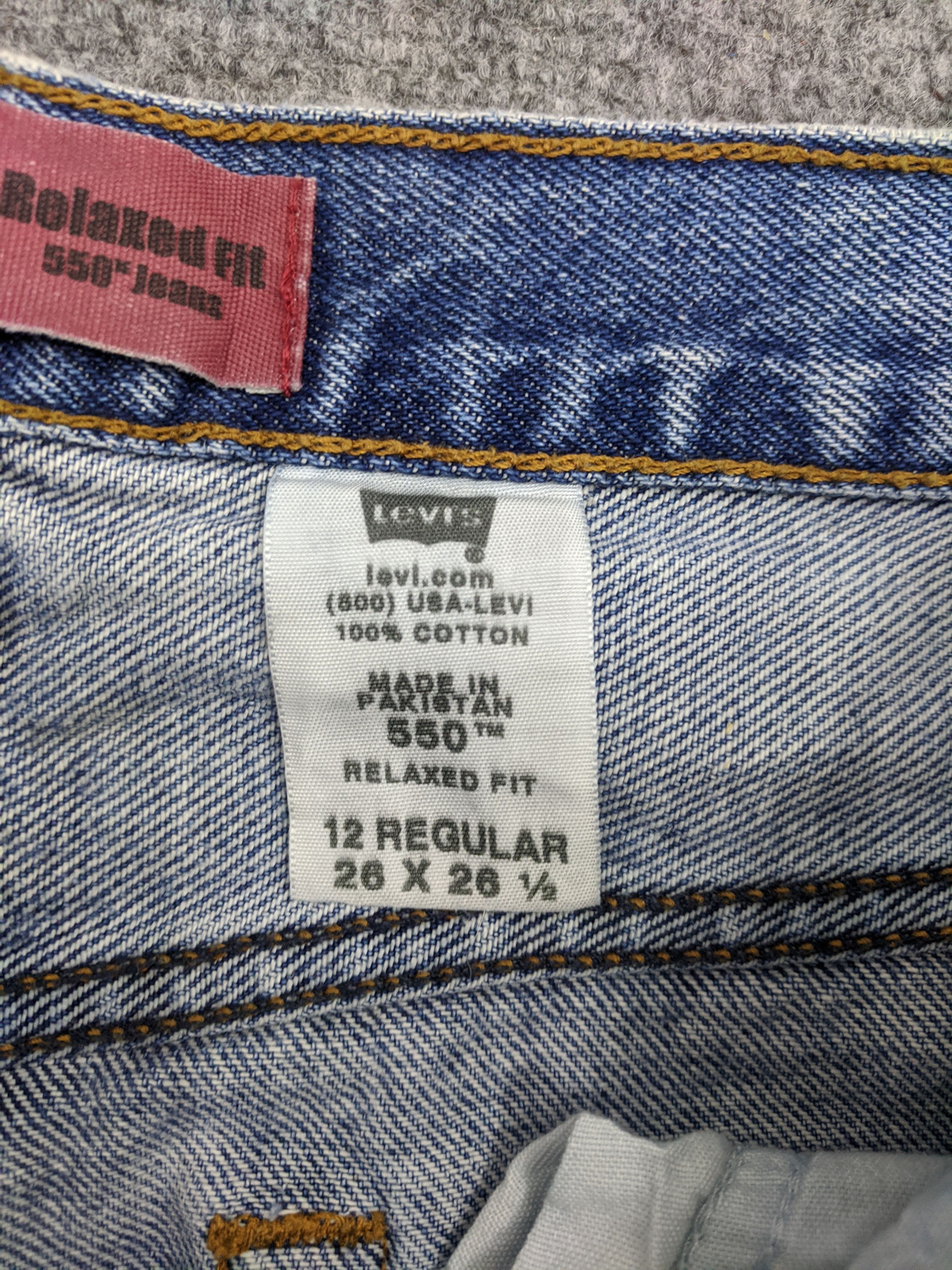 Levi's Vintage Levis 550 Stone Washed Jeans DP0795 Size US 28 / EU 44 - 11 Thumbnail
