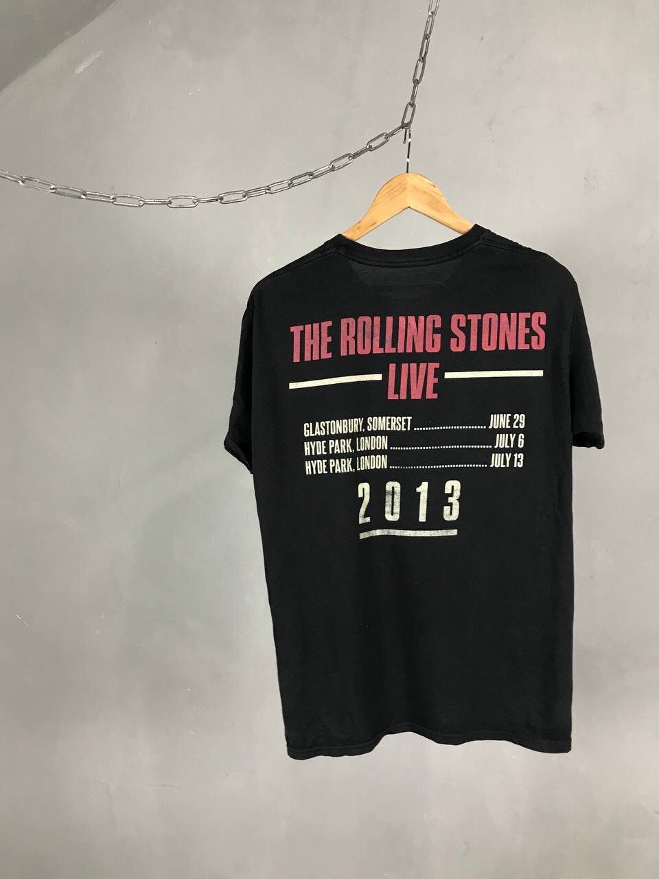 Band Tees The Rolling Stones 2013 vintage rock band tour tee Size US L / EU 52-54 / 3 - 7 Thumbnail