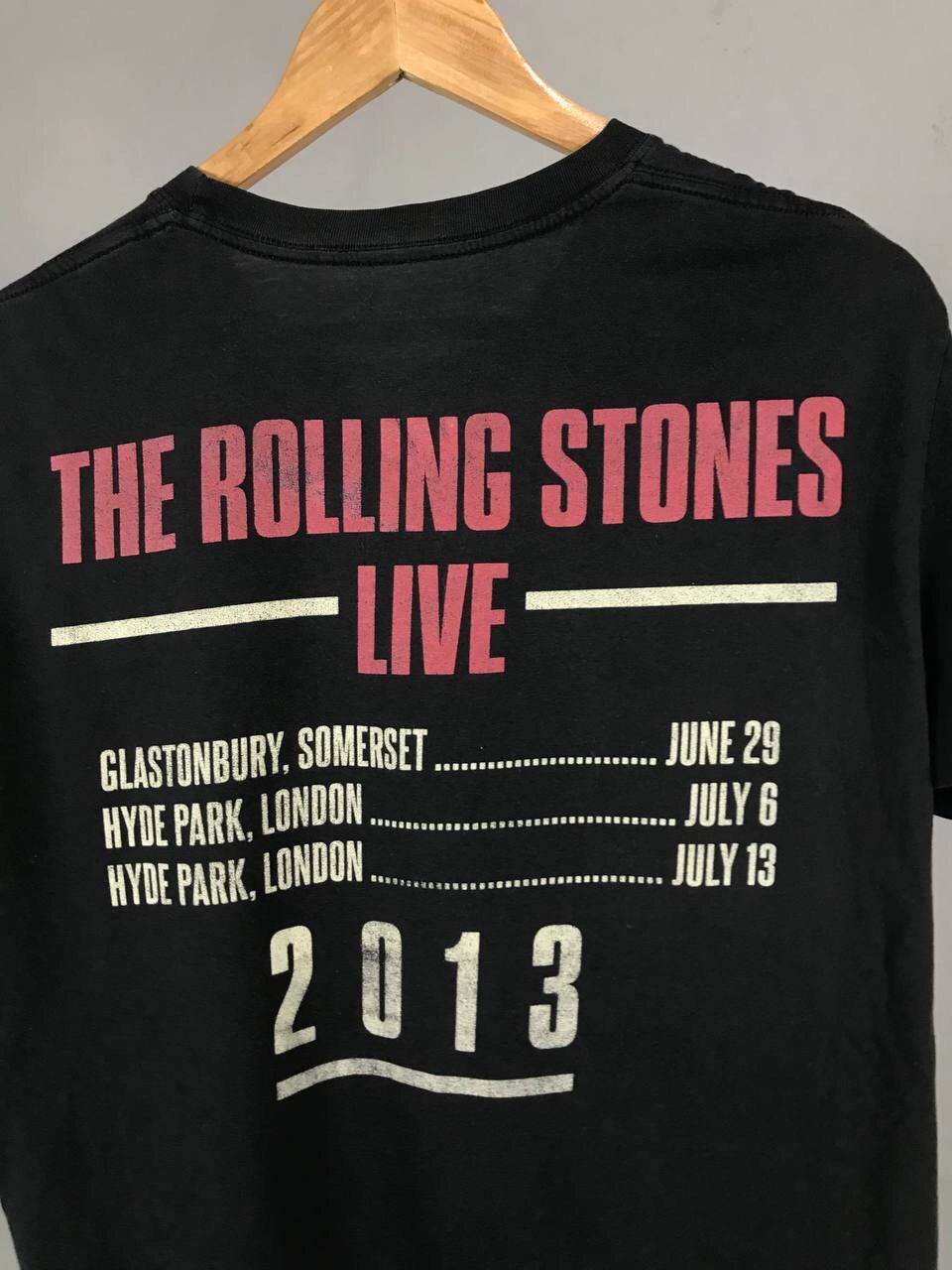 Band Tees The Rolling Stones 2013 vintage rock band tour tee Size US L / EU 52-54 / 3 - 8 Thumbnail