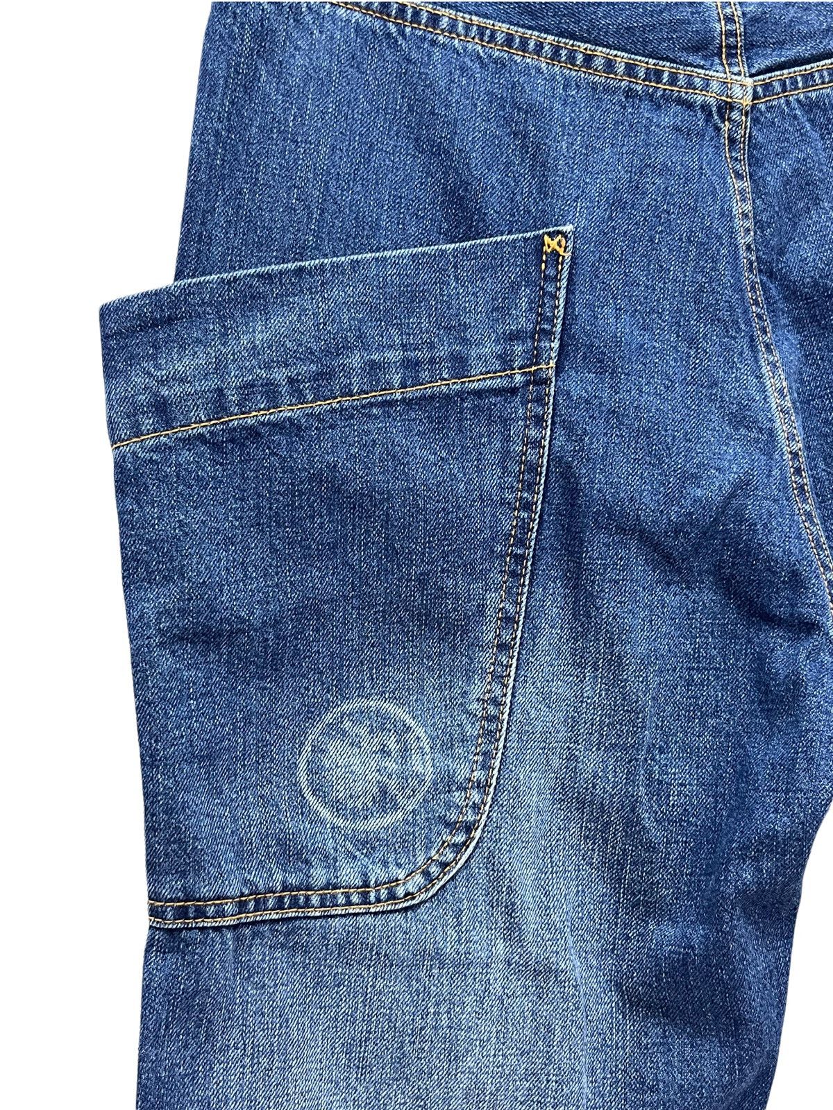 Ne-Net 🔥 NE-NET ISSEY MIYAKE Selvedge Denim Big Pocket Artist Size US 29 - 14 Thumbnail